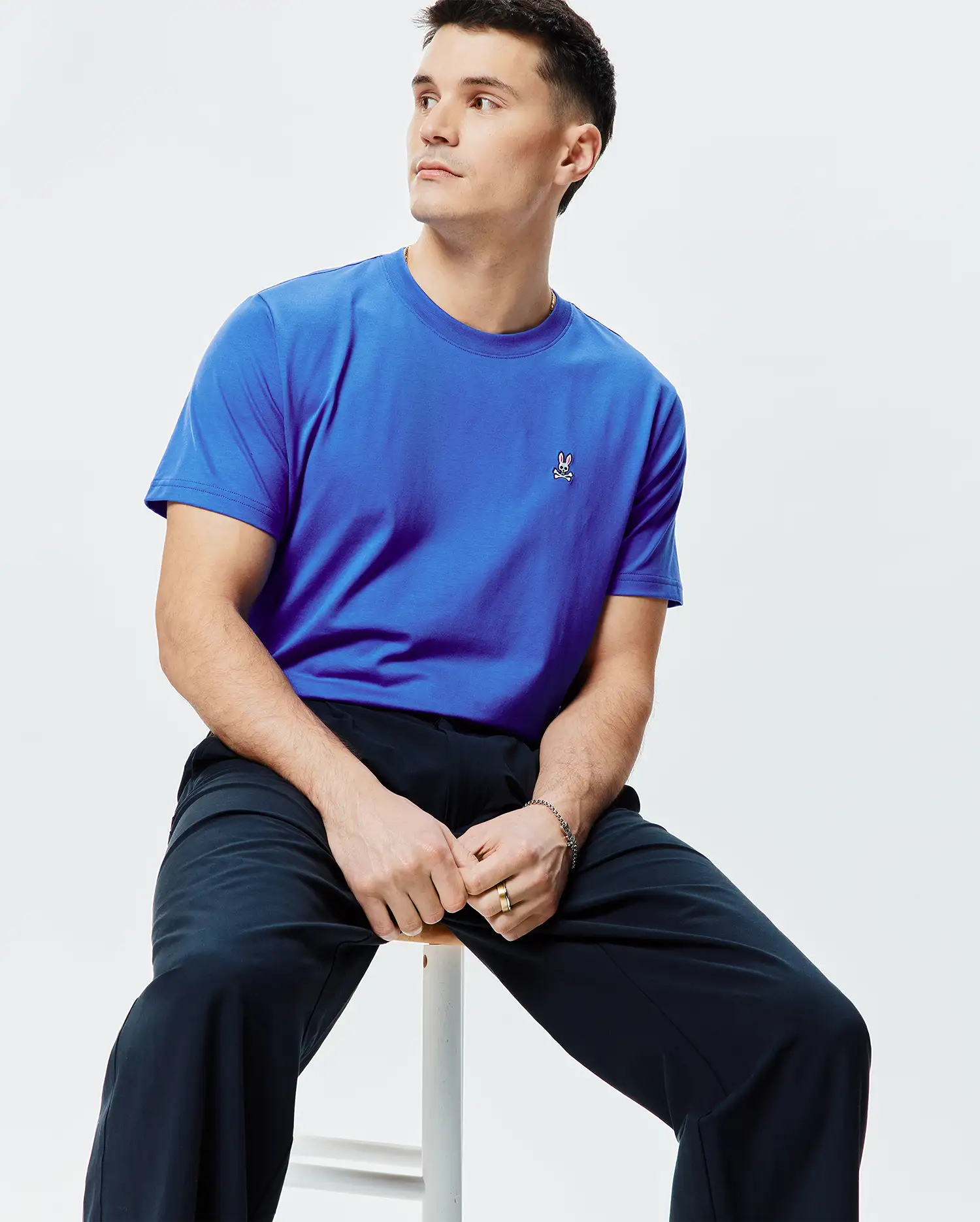 MENS CLASSIC CREW NECK TEE - B6U014F200 - Image 2