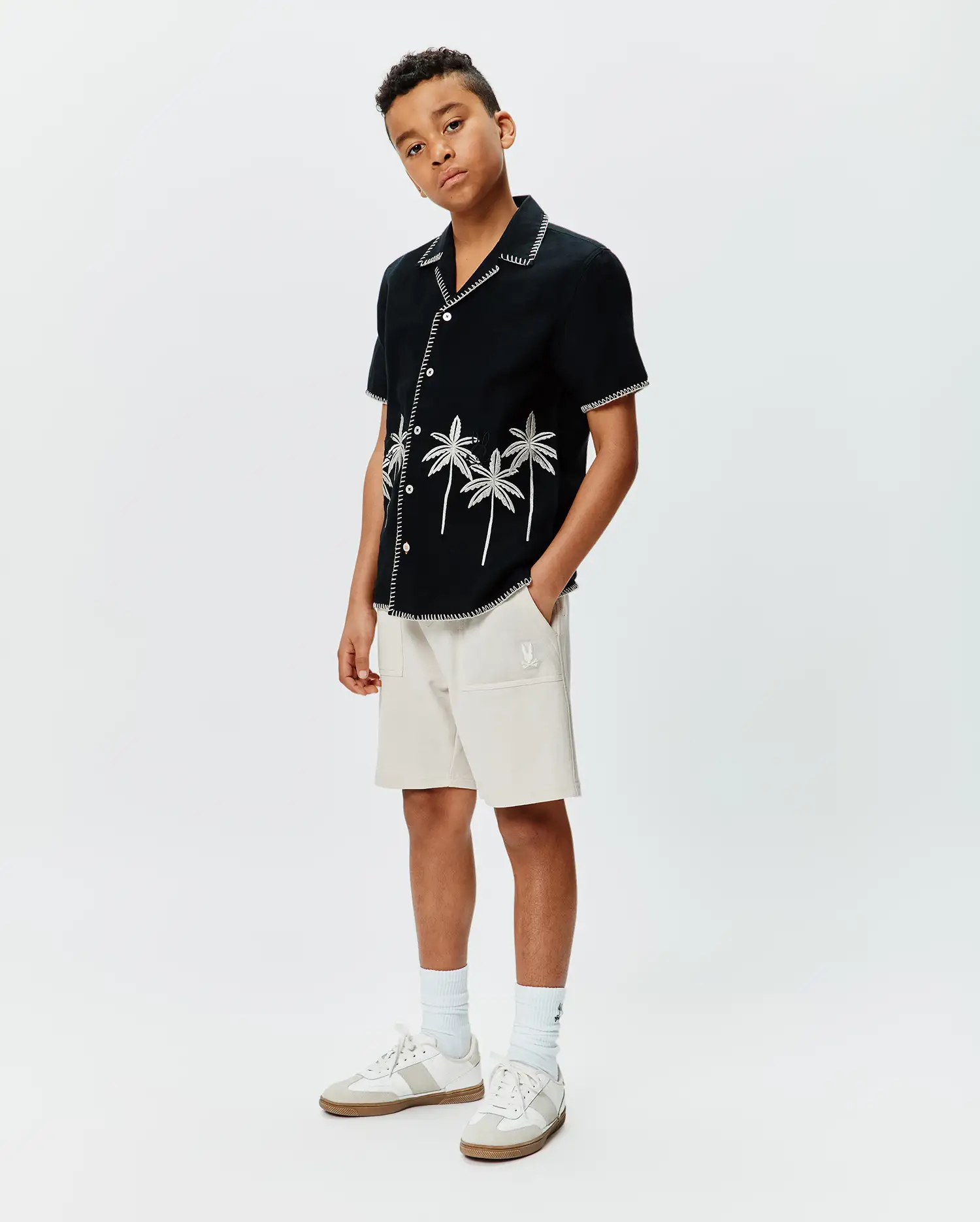 KIDS BRAD LINEN SHIRT - KT0300033 - Image 3