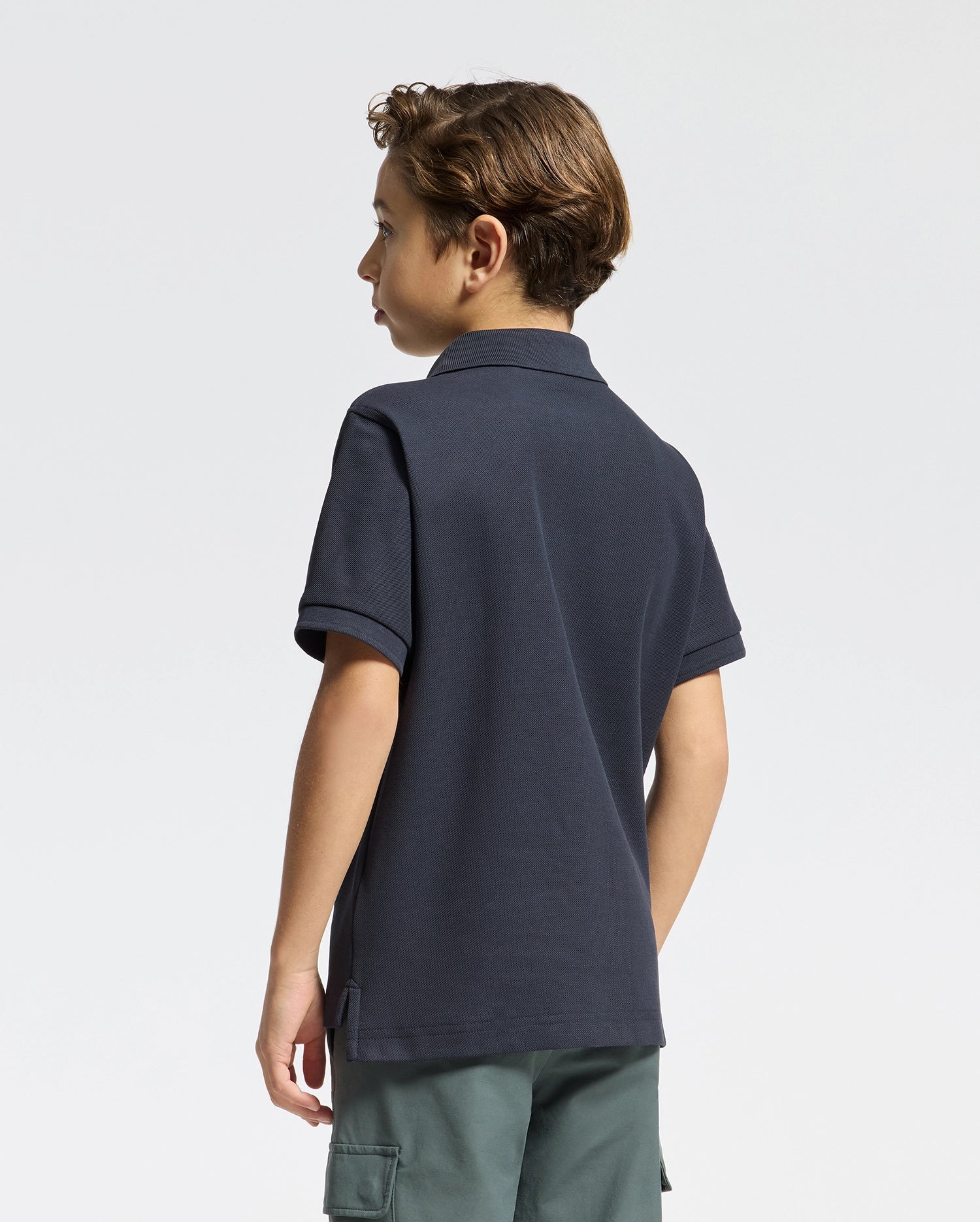 KIDS CLASSIC PIQUE POLO SHIRT - B0K001CRPC - Image 3