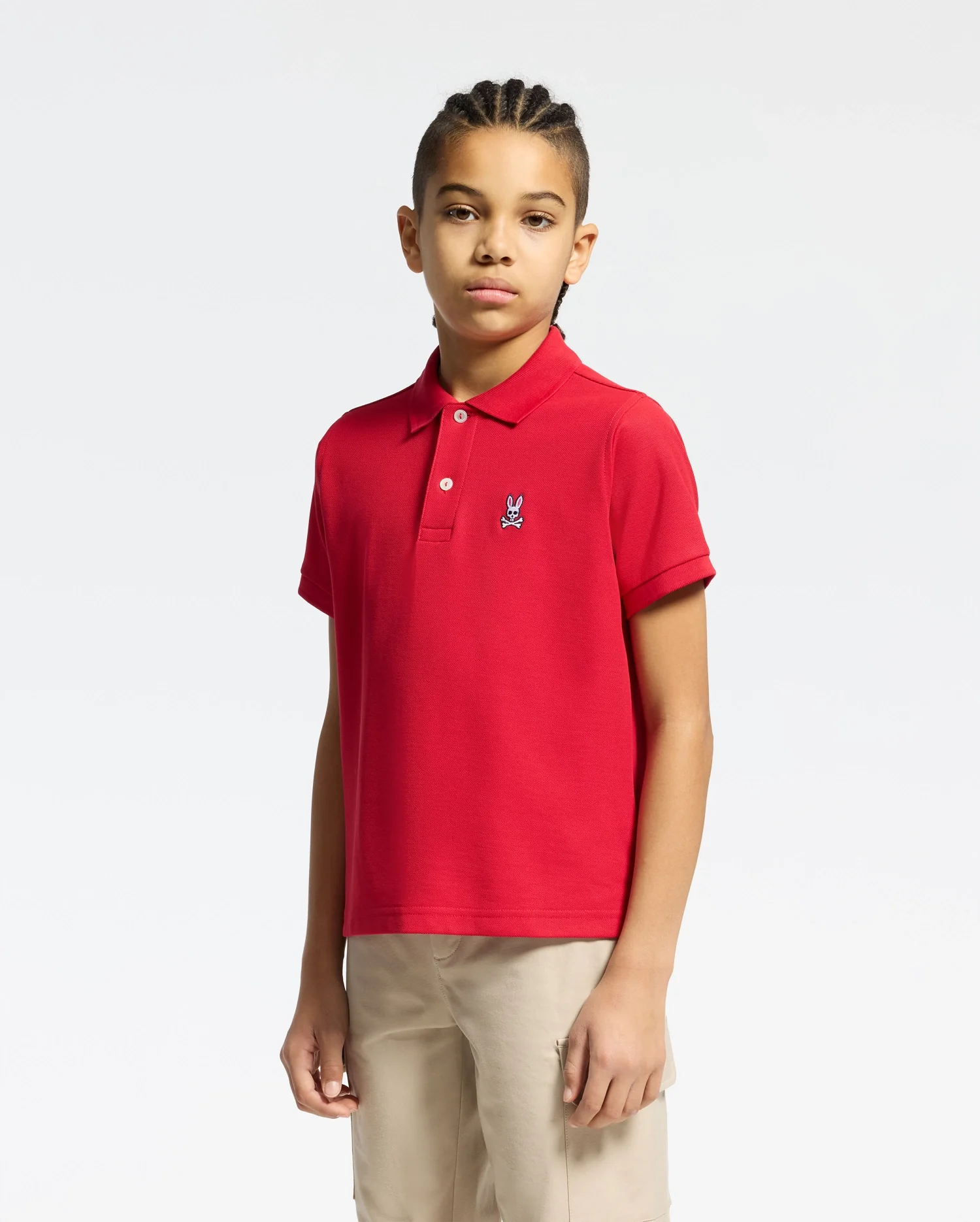 KIDS CLASSIC PIQUE POLO SHIRT - B0K001CRPC - Image 4