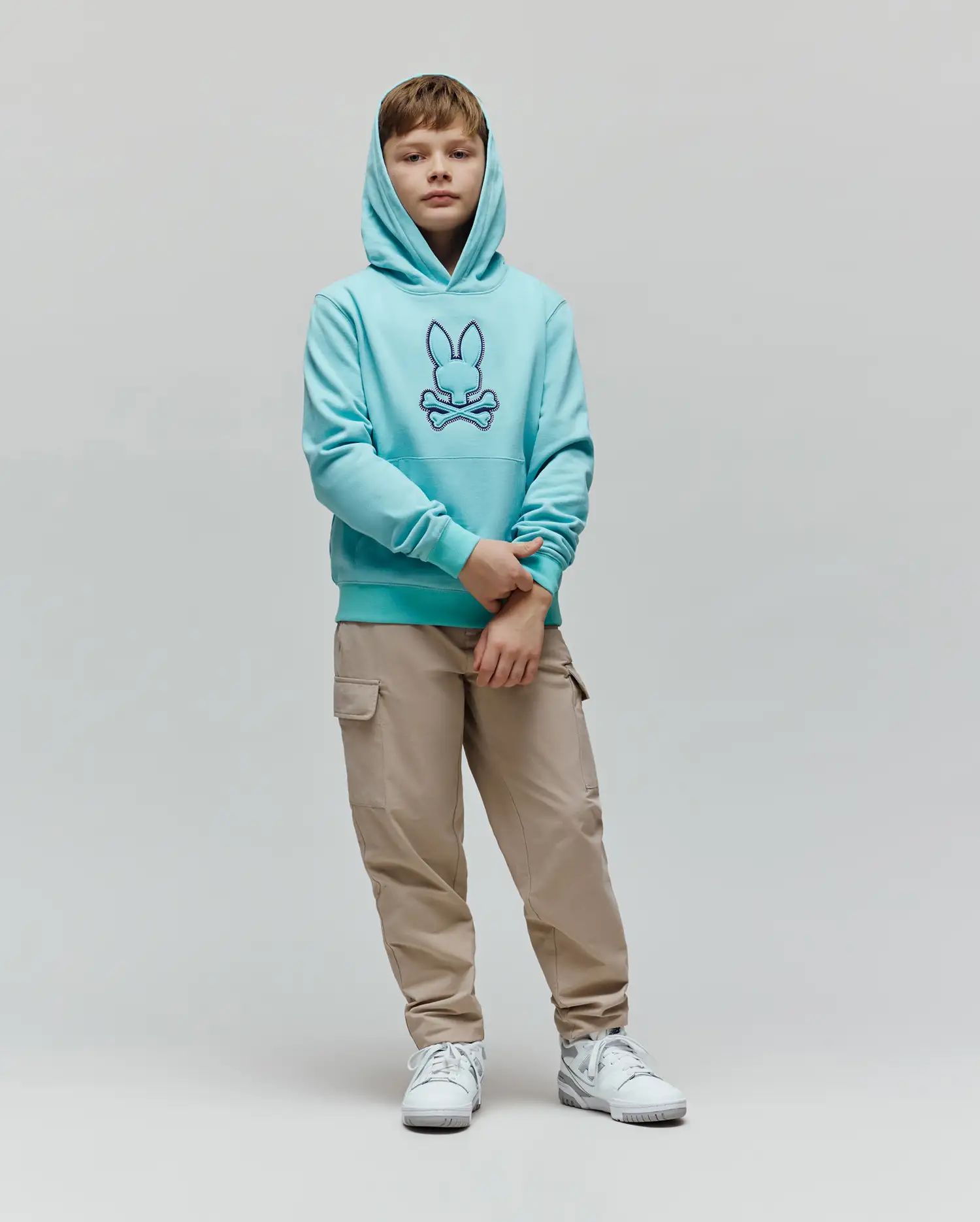 KIDS GAGE FELT PATCH HOODIE - KT0500048 - Image 3