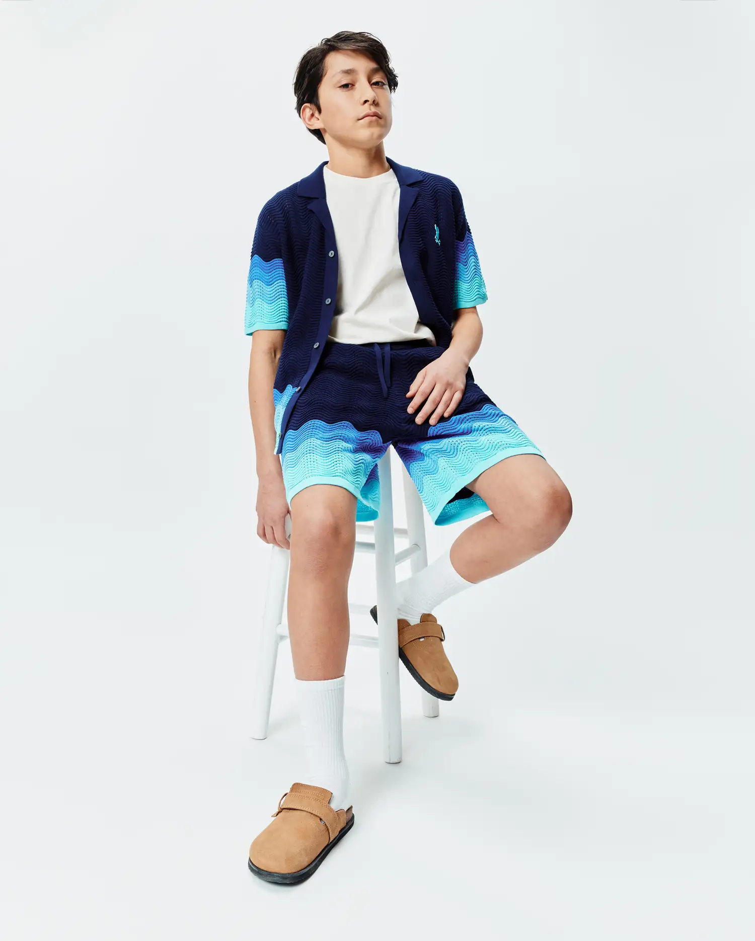 KIDS HOLDEN OVERSIZED KNIT SHIRT - KT0300020 - Image 3