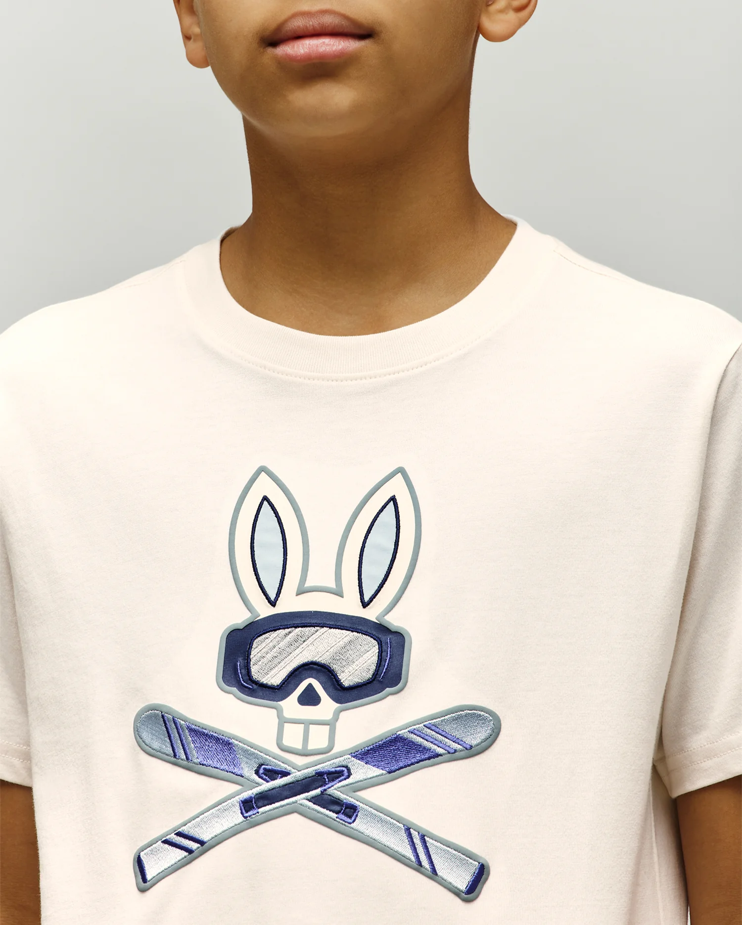 KIDS INDIGO BUNNY GRAPHIC TEE - KT0200106 - Image 4