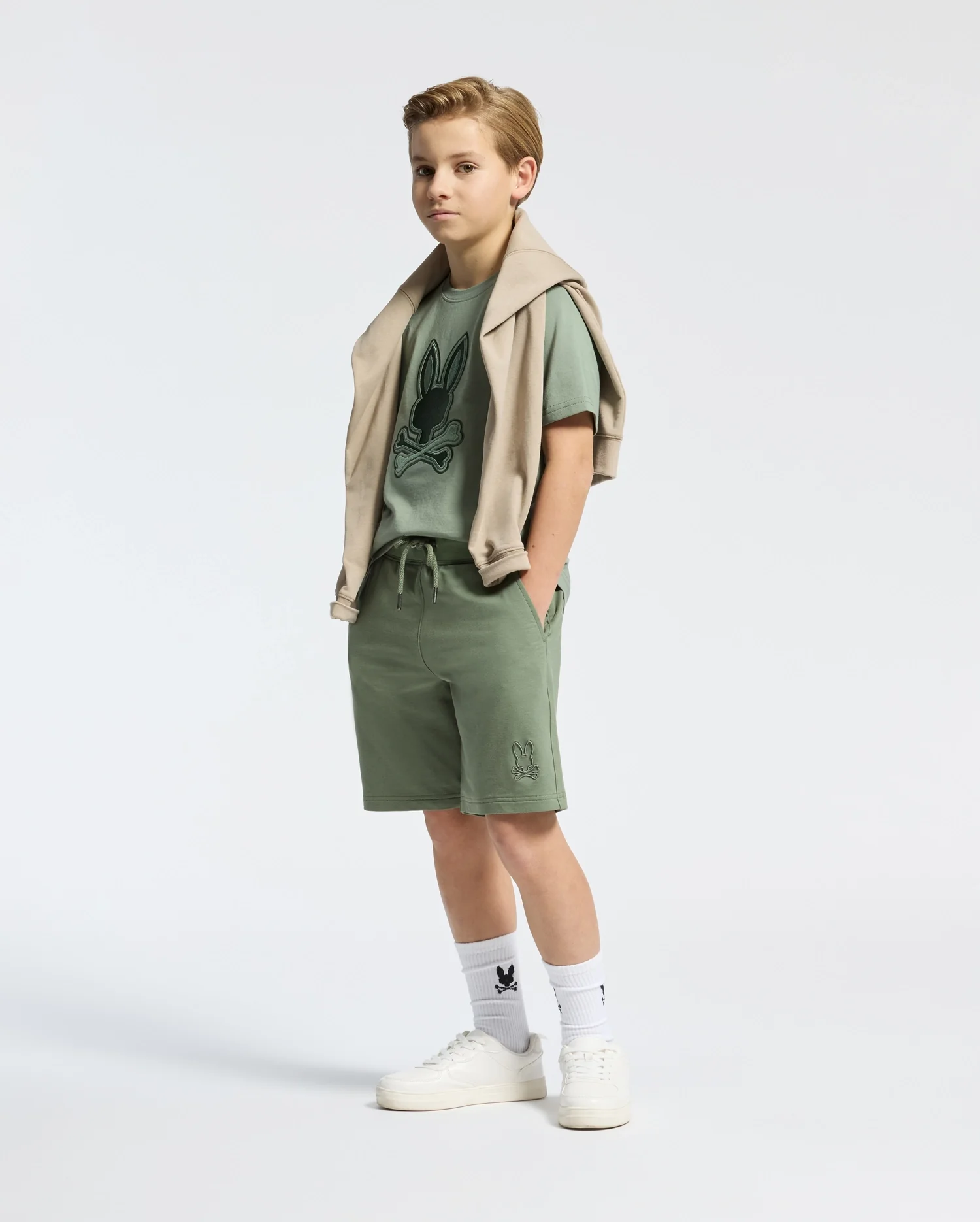 KIDS LEVANZO FRENCH TERRY SWEATSHORT 3 1/2"- 7 1/4" - B0R578F200 - Image 15
