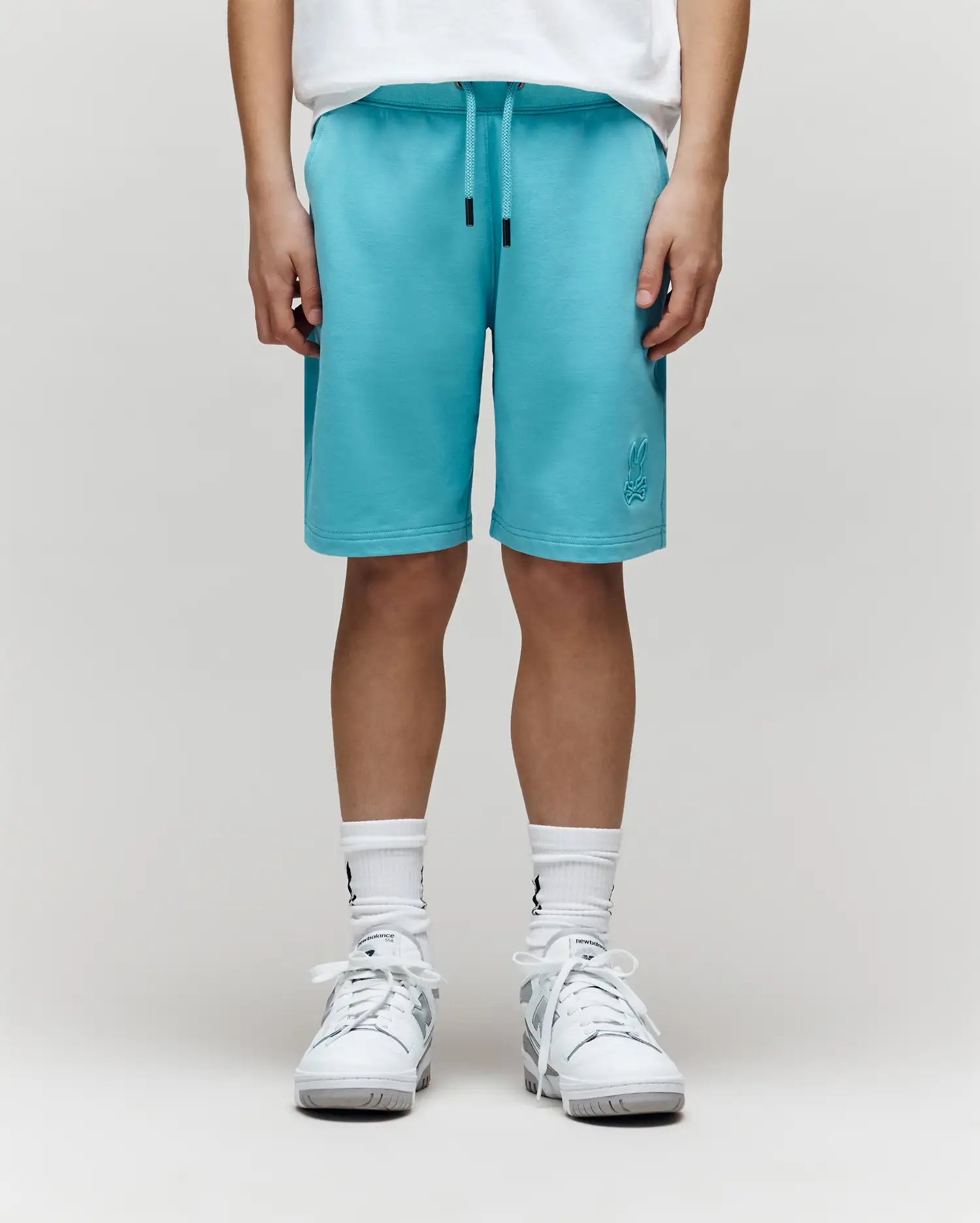 KIDS LEVANZO EMBROIDERED MICRO FRENCH TERRY SWEATSHORT 3 1/2"- 7 1/4" - B0R578F200 - Image 6