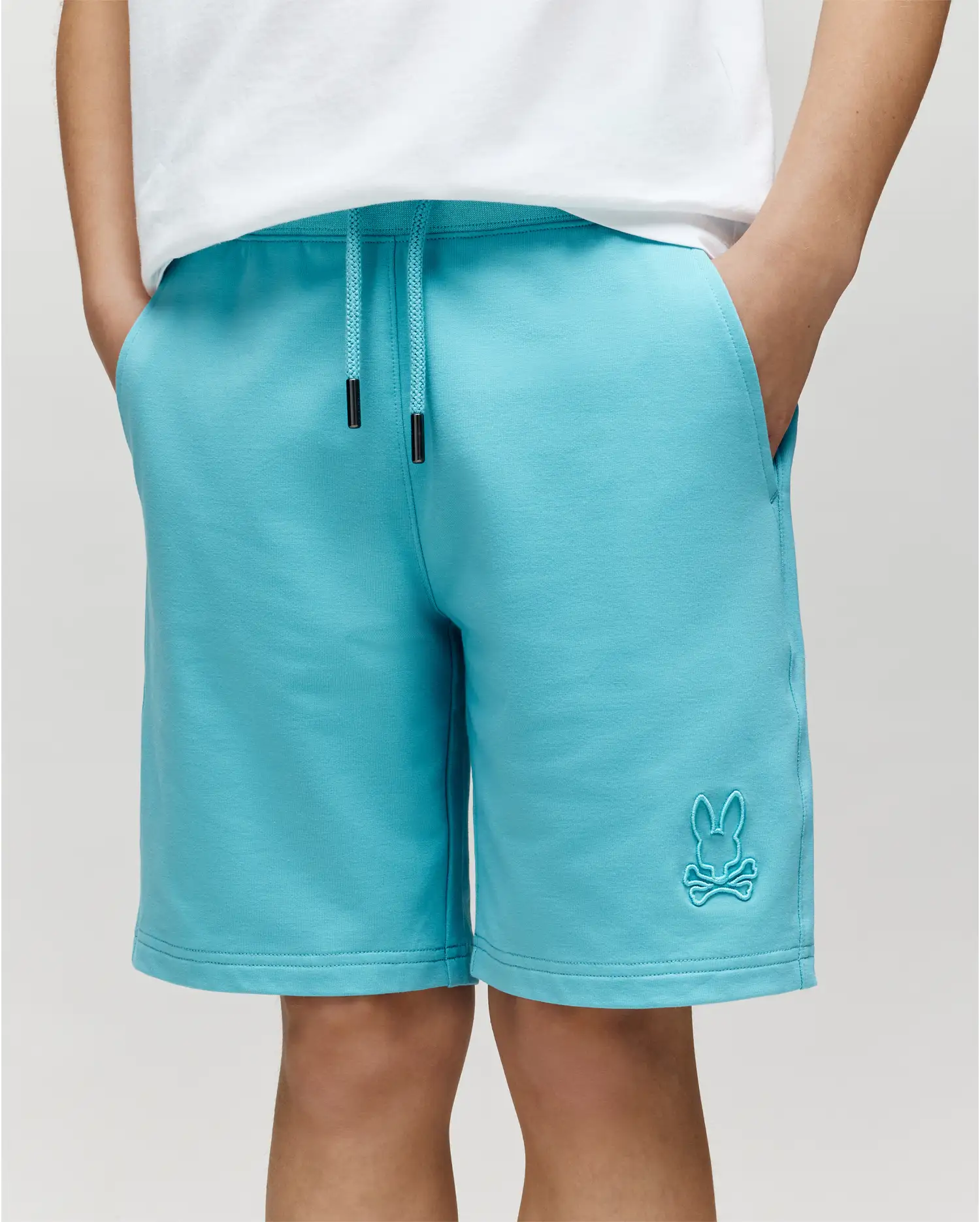 KIDS LEVANZO EMBROIDERED MICRO FRENCH TERRY SWEATSHORT 3 1/2"- 7 1/4" - B0R578F200 - Image 7