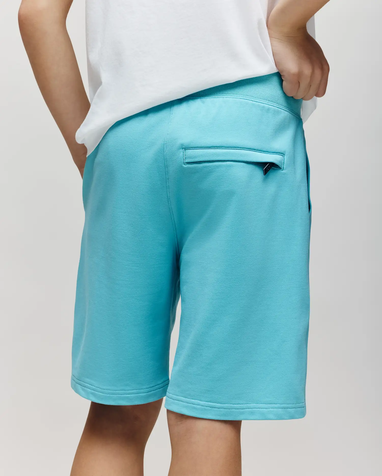KIDS LEVANZO EMBROIDERED MICRO FRENCH TERRY SWEATSHORT 3 1/2"- 7 1/4" - B0R578F200 - Image 8
