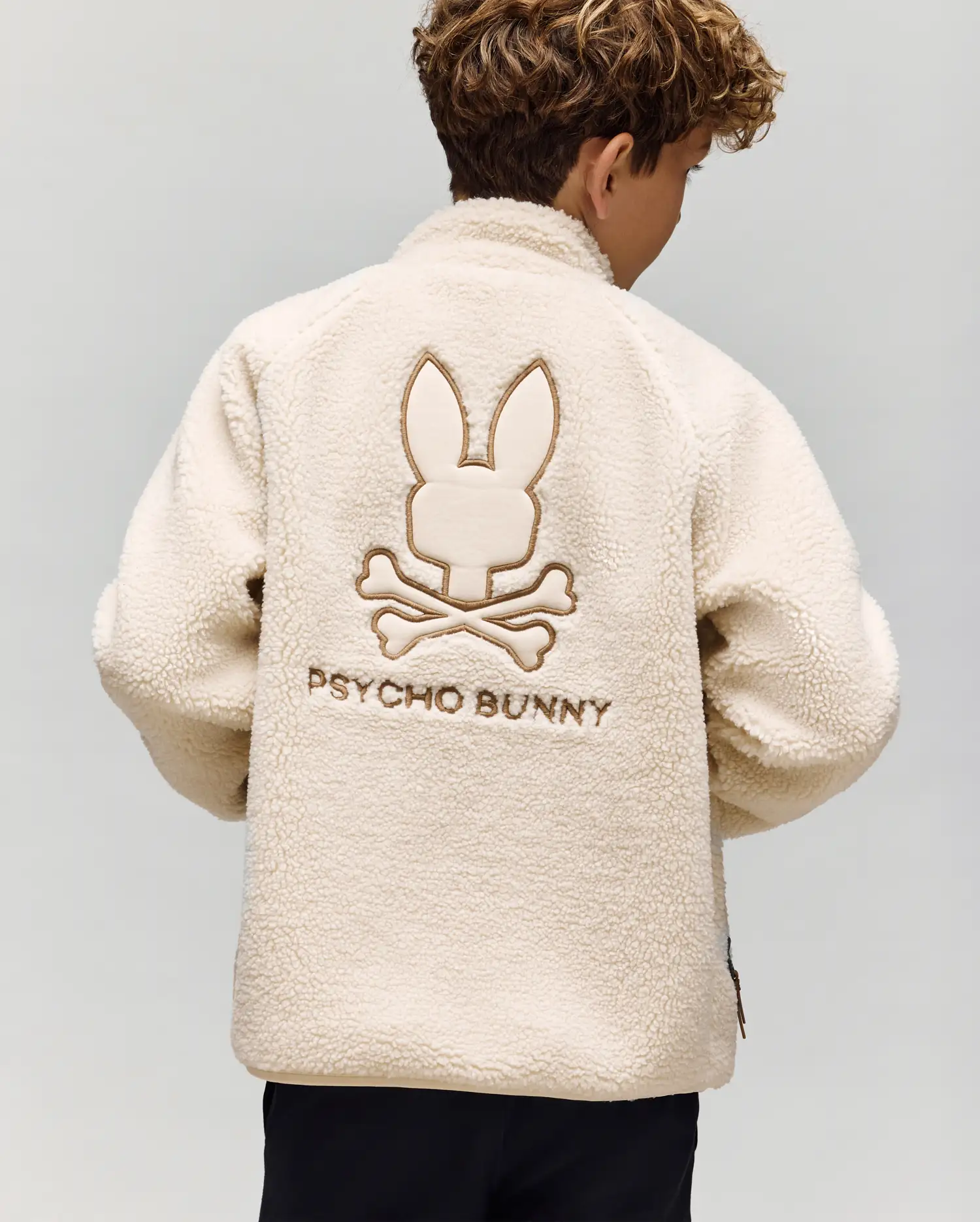 KIDS RILEY SHERPA FULL ZIP MOCK - KT0500032 - Image 3