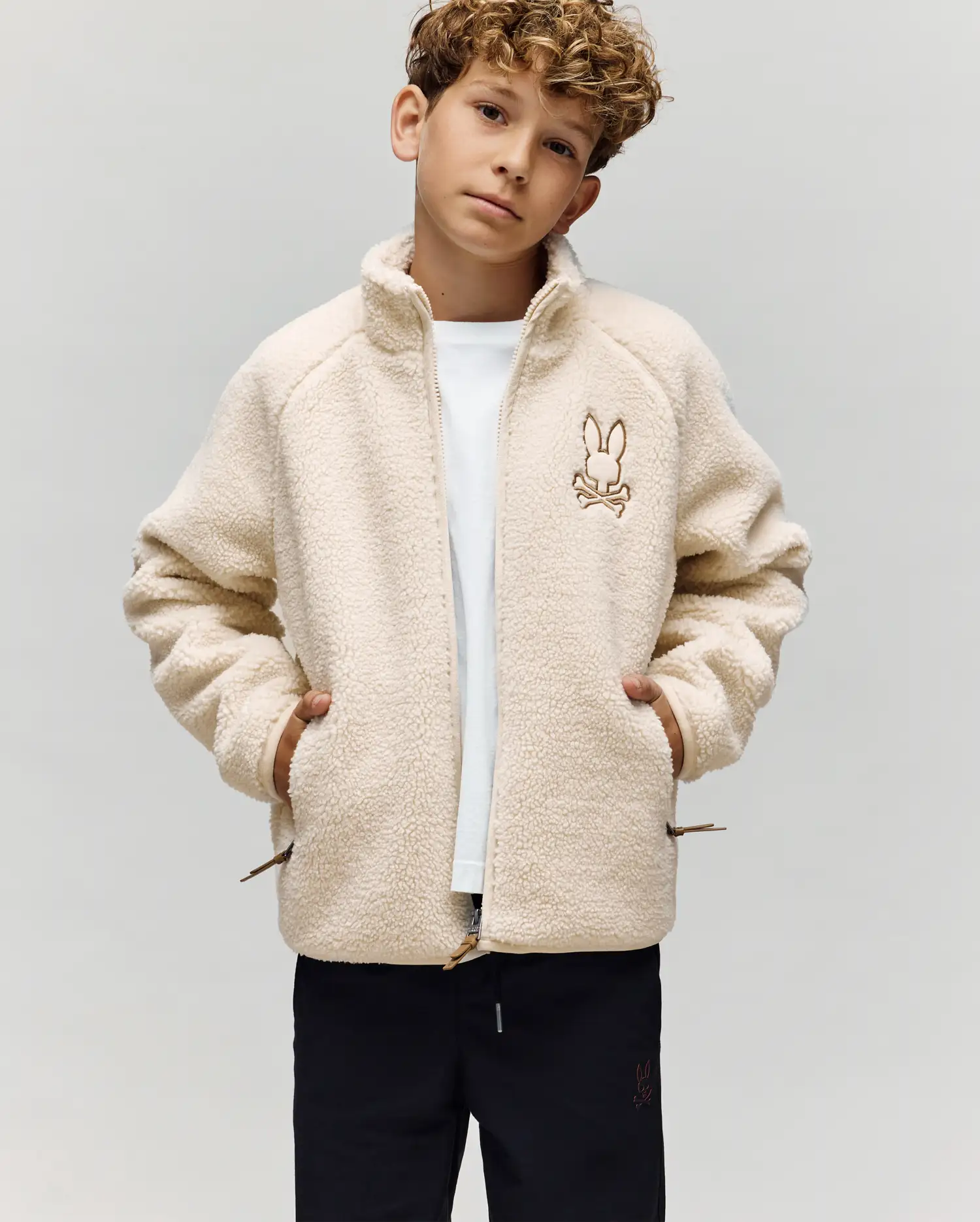 KIDS RILEY SHERPA FULL ZIP MOCK - KT0500032 - Image 4