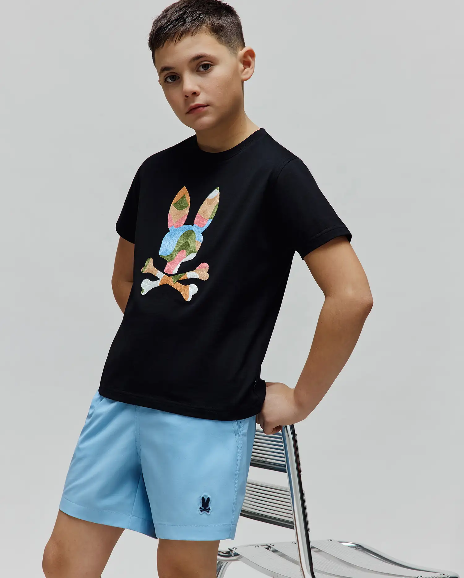 KIDS SAMOS HYDROCHROMIC PRINTED SWIM TRUNK 2 3/4"- 5 1/4" - B0W453F200 - Image 5