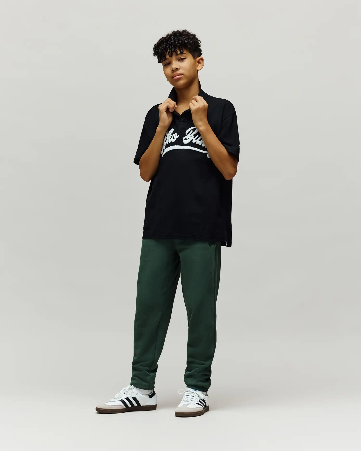 KIDS TATE WORDMARK PIQUE POLO - KT0100070 - Image 3