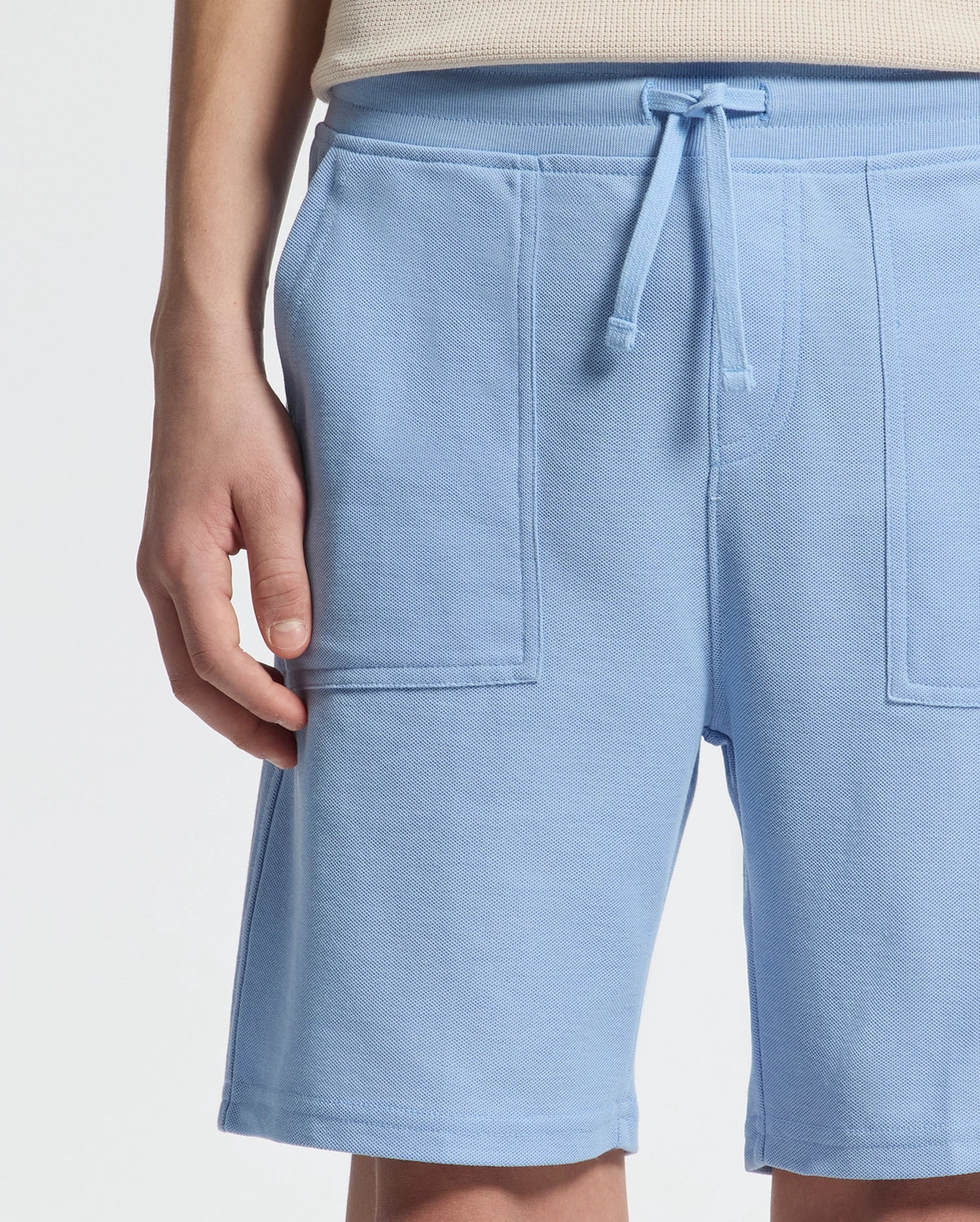KIDS TAYLOR LIGHT PIQUE SWEATSHORT 3 3/4"- 7 3/8" - B0R344F200 - Image 9