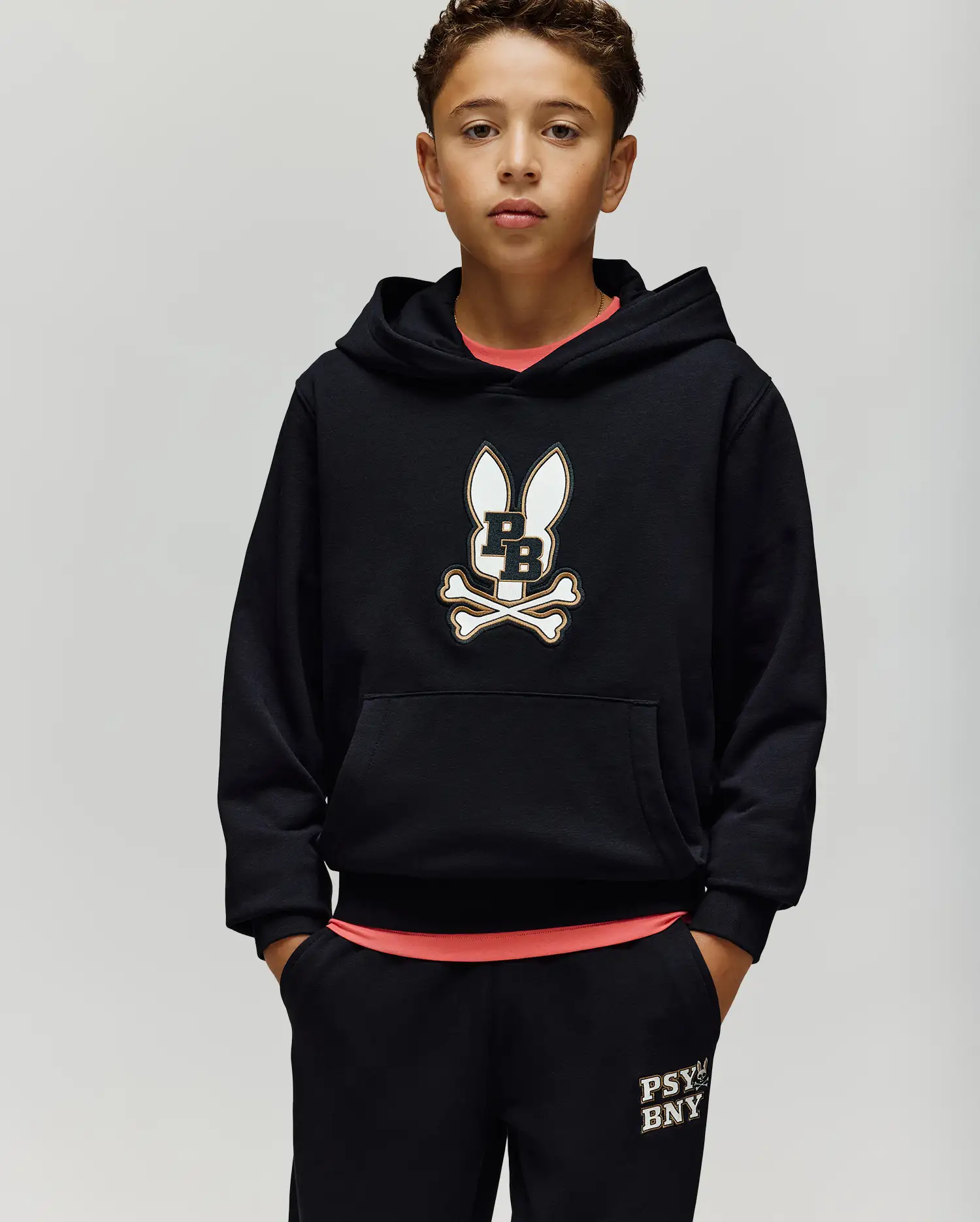 KIDS WADE CORD PATCH HOODIE - KT0500031 - Image 7