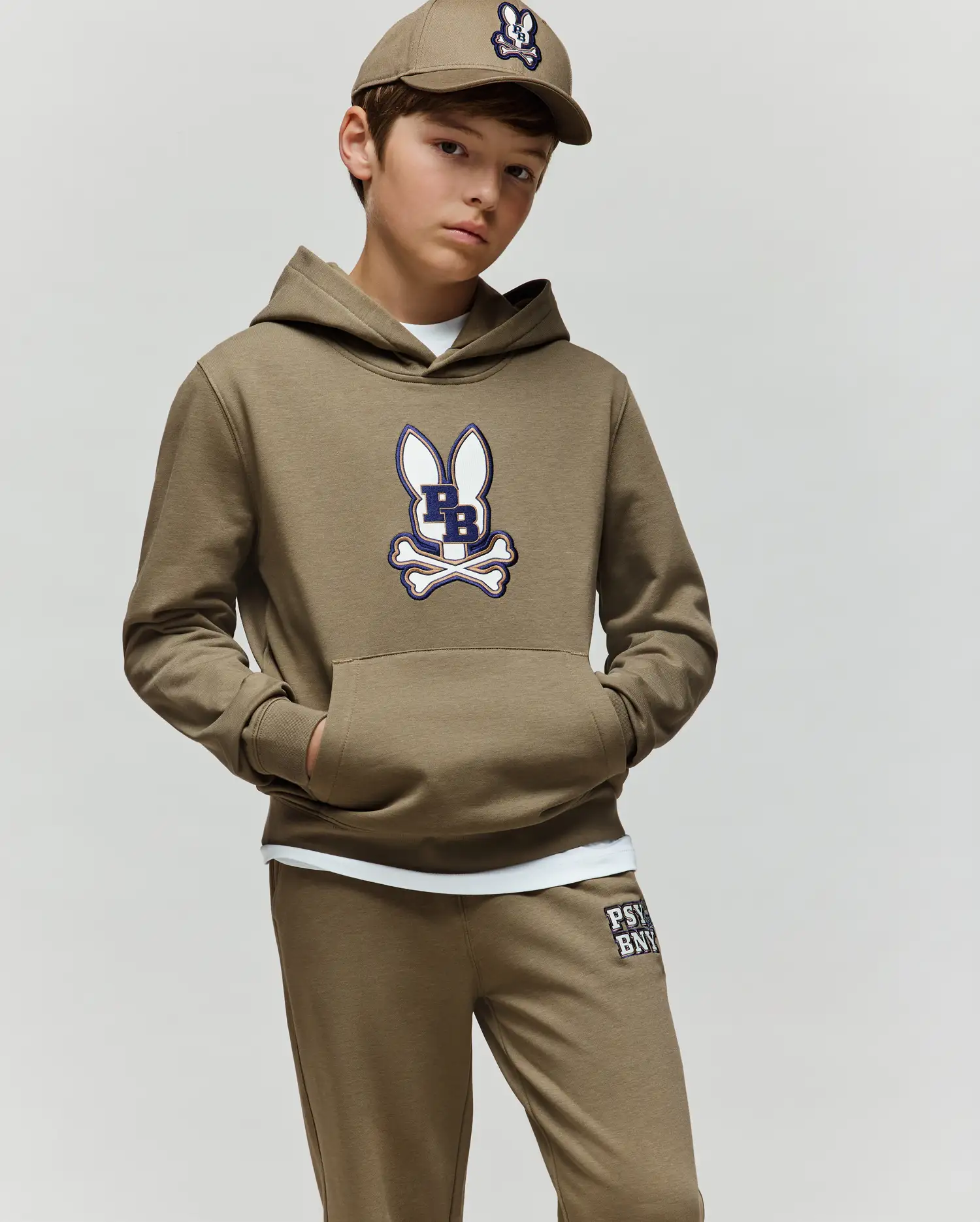 KIDS WADE CORD PATCH HOODIE - KT0500031 - Image 4