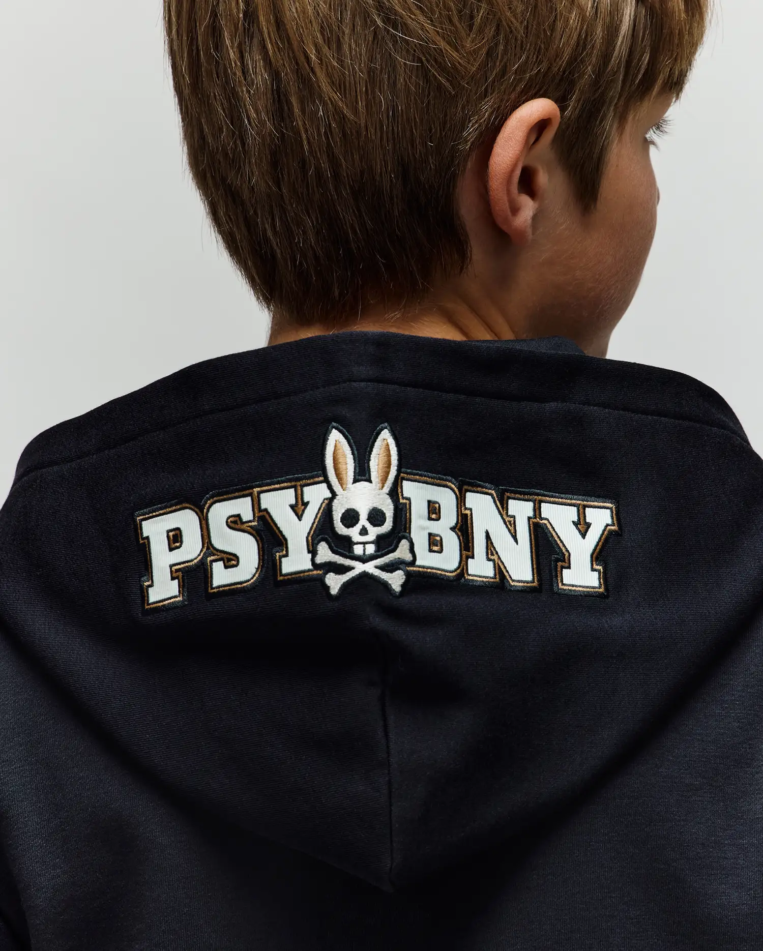 KIDS WADE CORD PATCH ZIP HOODIE - KT0500016 - Image 4