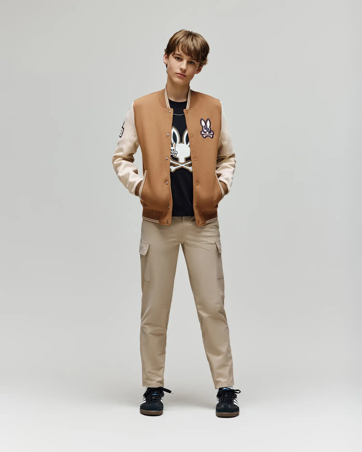 KIDS WADE KNIT VARSITY BOMBER - KO1100001 - Image 12