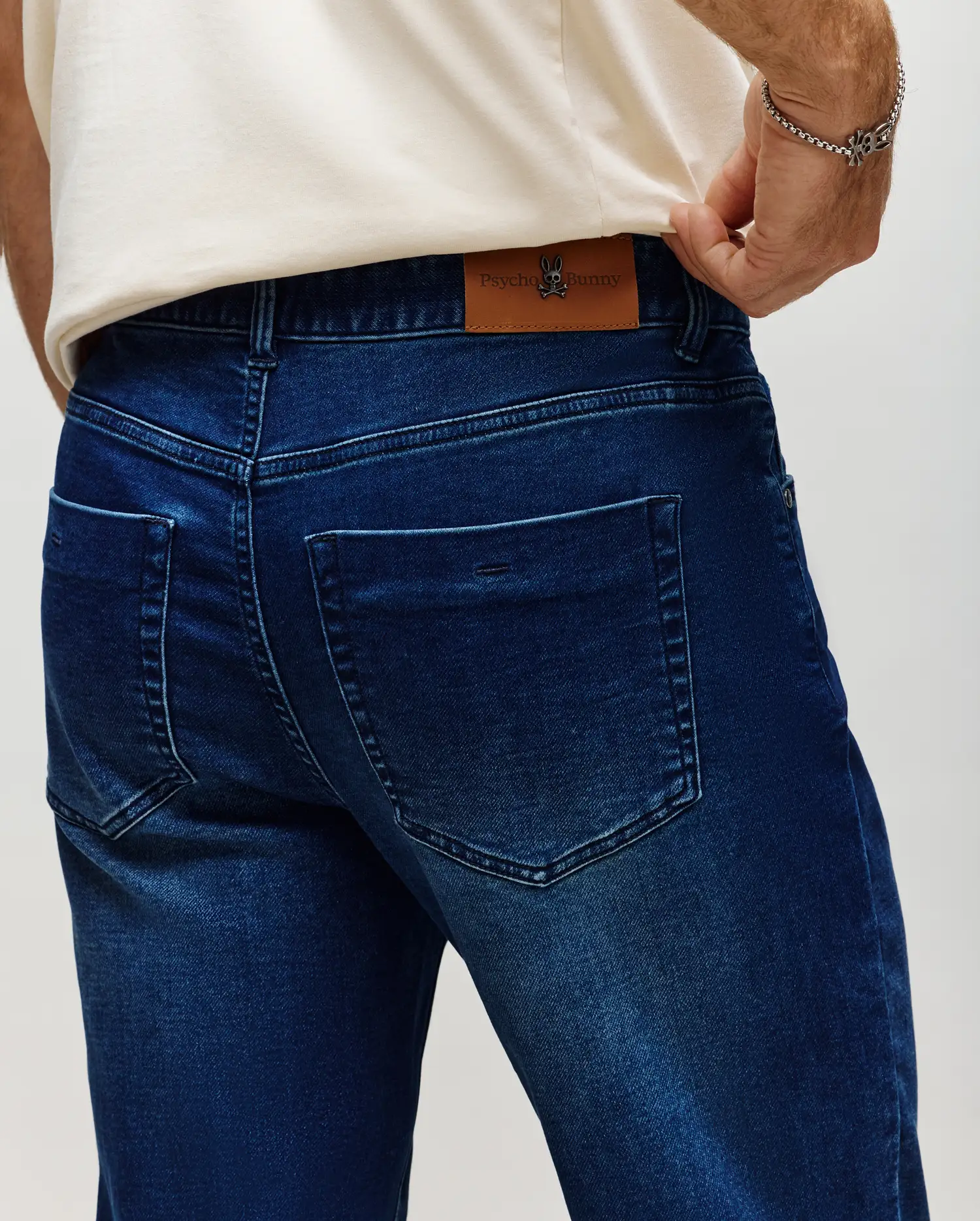 MENS ACE KNIT STRAIGHT LEG DENIM PANT 32 L - MB0600012 - Image 4