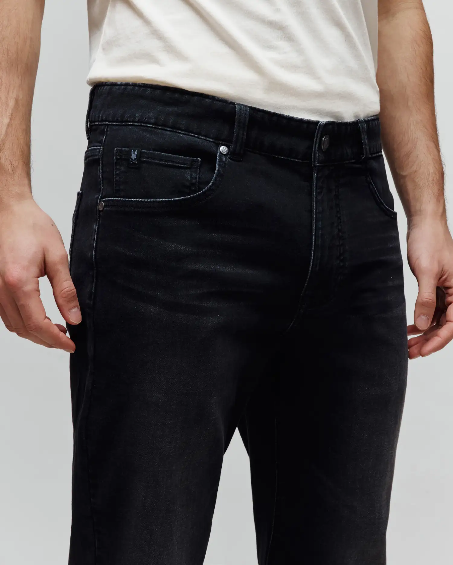MENS ACE KNIT STRAIGHT LEG DENIM PANT 32 L - MB0600035 - Image 3