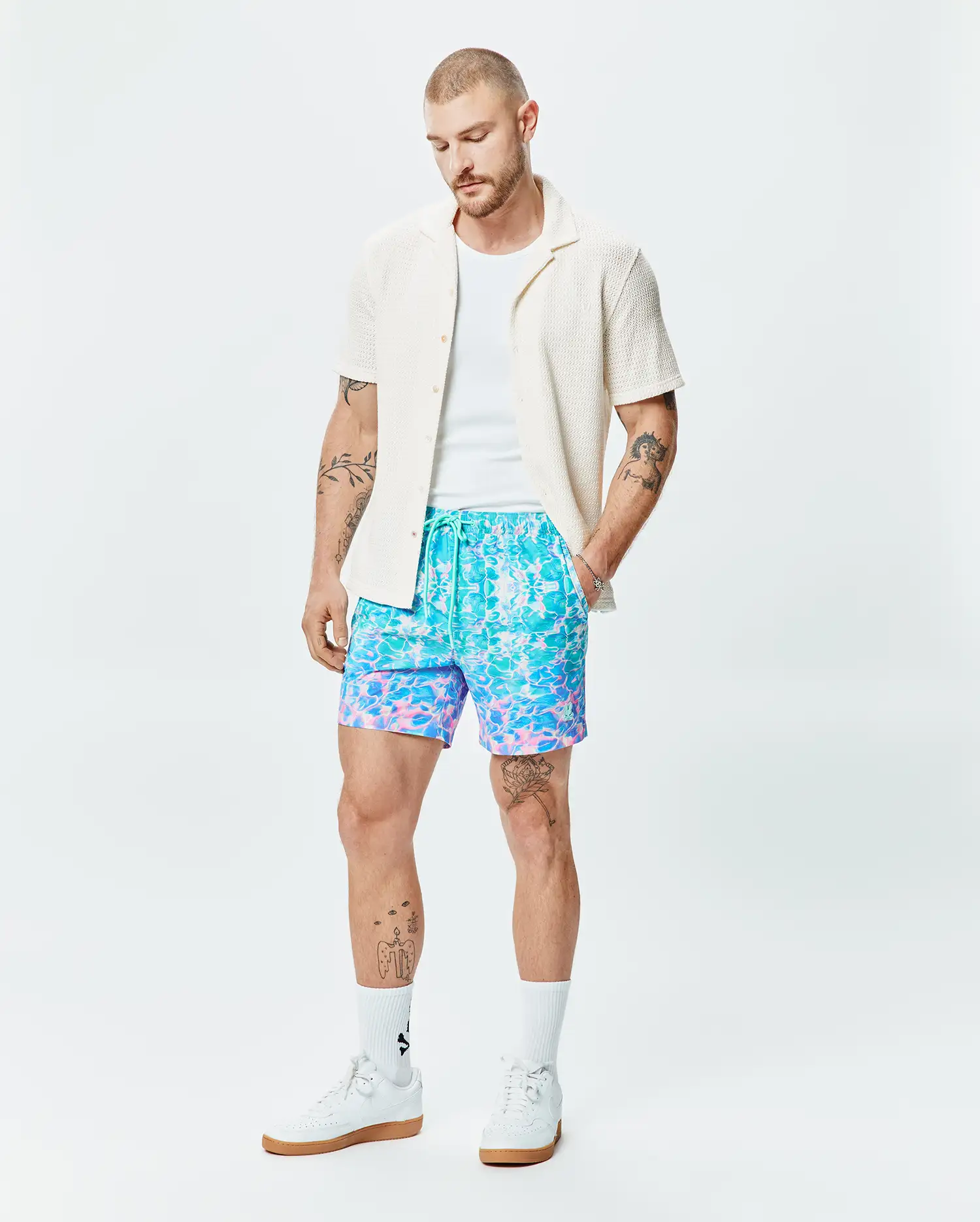 MENS ACHILLE CROCHET SHIRT - MT0300169 - Image 5