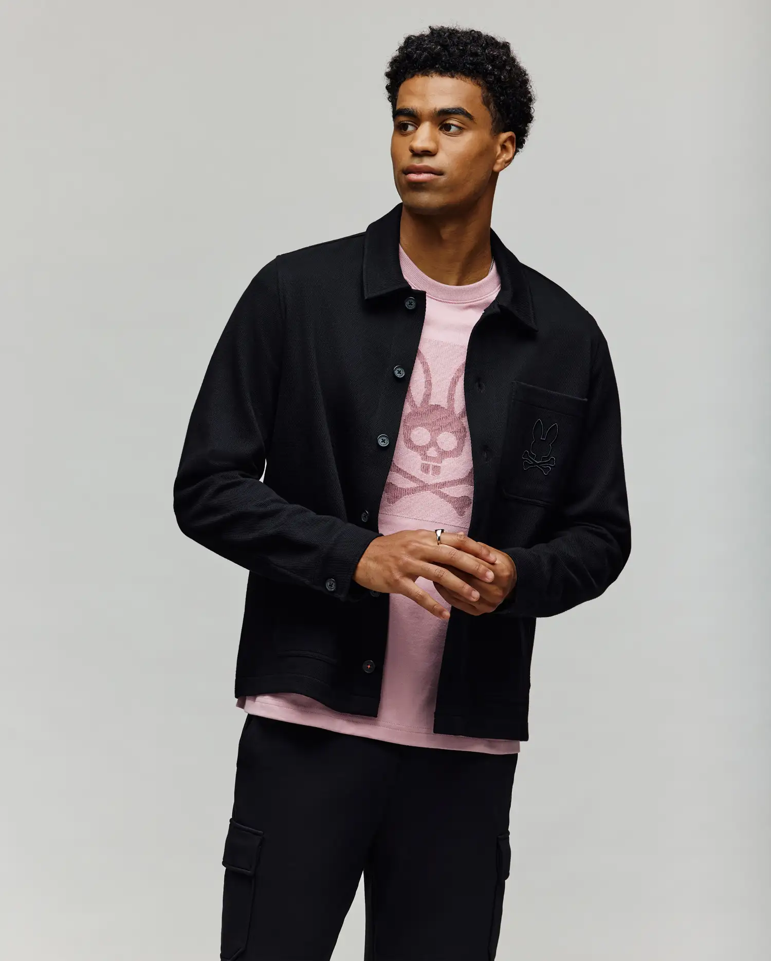 MENS AVEN KNIT SHACKET - MO1100035