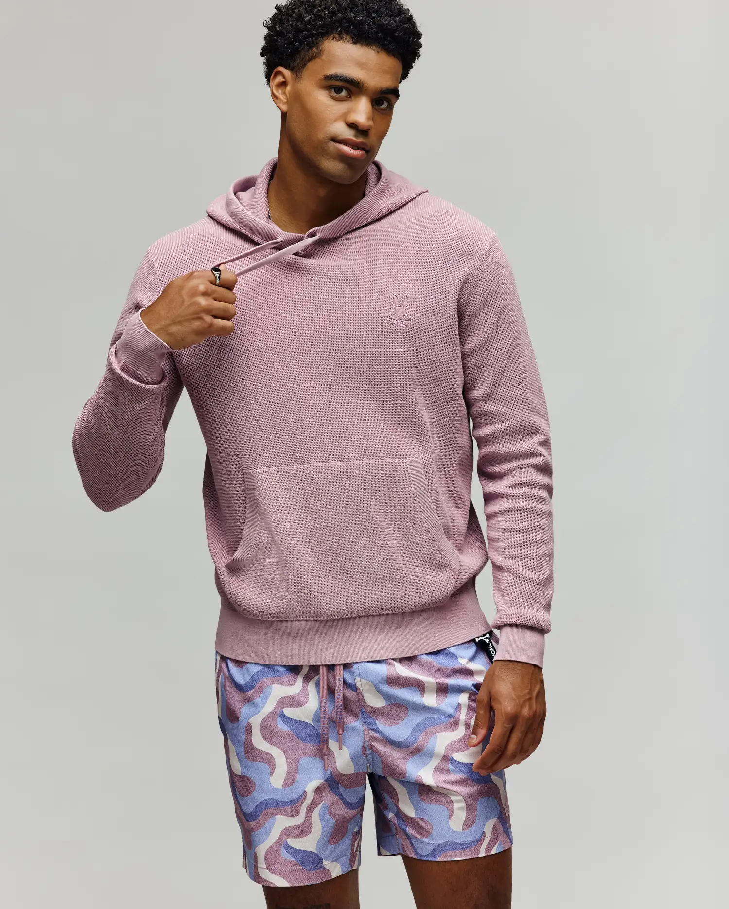 MENS BANKS KNIT HOODIE - MT0400114 - Image 3