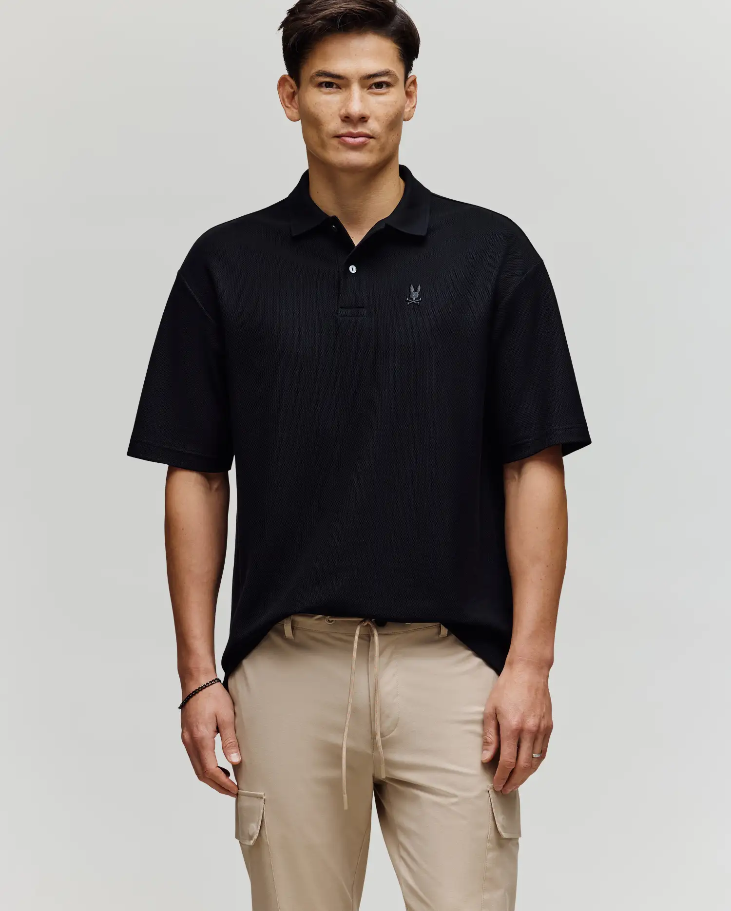 MENS BENNYÂ OVERSIZEDÂ POLO SHIRT - MT0100105 - Image 3