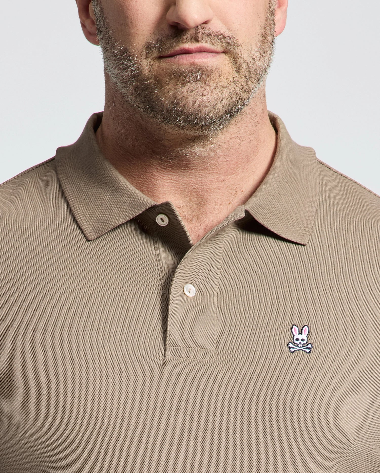 MENS BIG AND TALL CLASSIC PIQUE POLO SHIRT - B9K001CRPC - Image 3