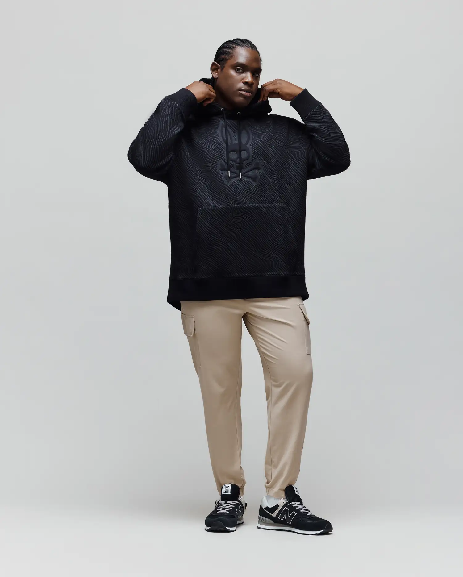 BIG AND TALL KENDRICK TEXTURED HOODIE - BT0500007 - Image 4