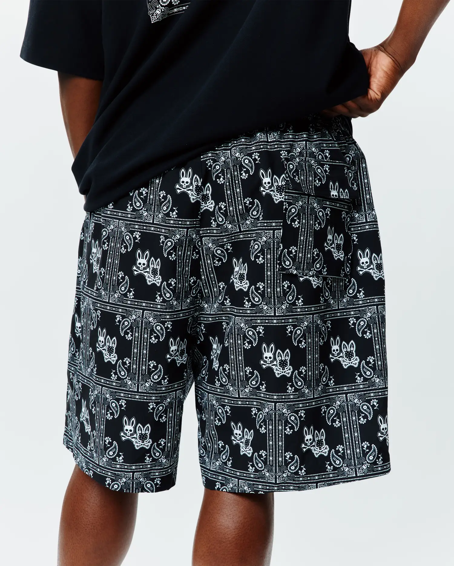 MENS BIG AND TALL LUKE SWIM TRUNK 6" - BB1000009 - Image 2