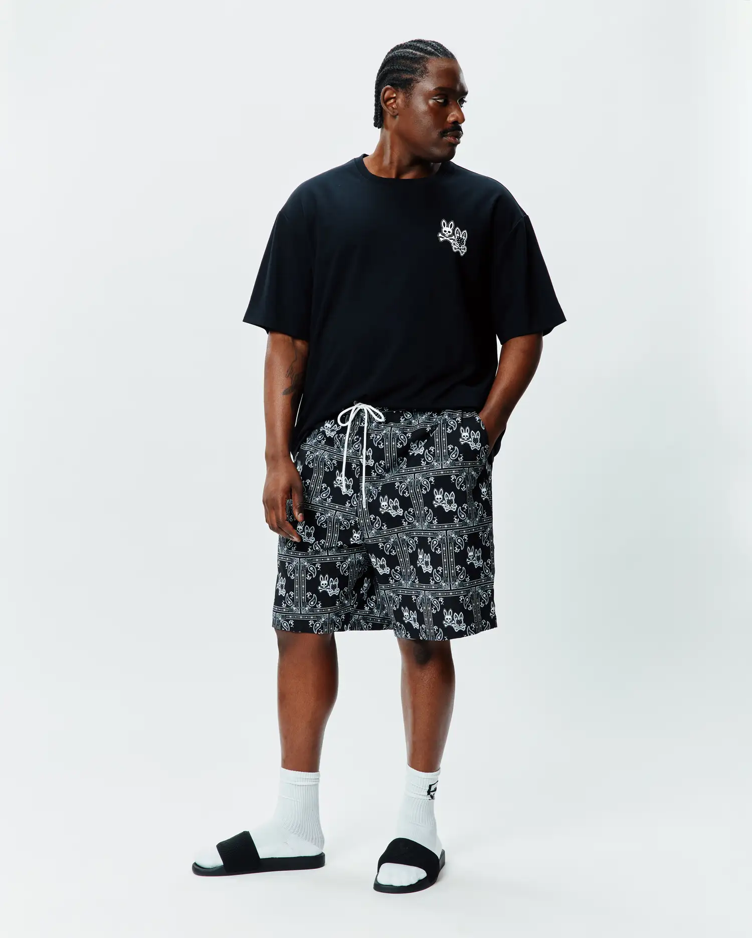 MENS BIG AND TALL LUKE SWIM TRUNK 6" - BB1000009 - Image 4
