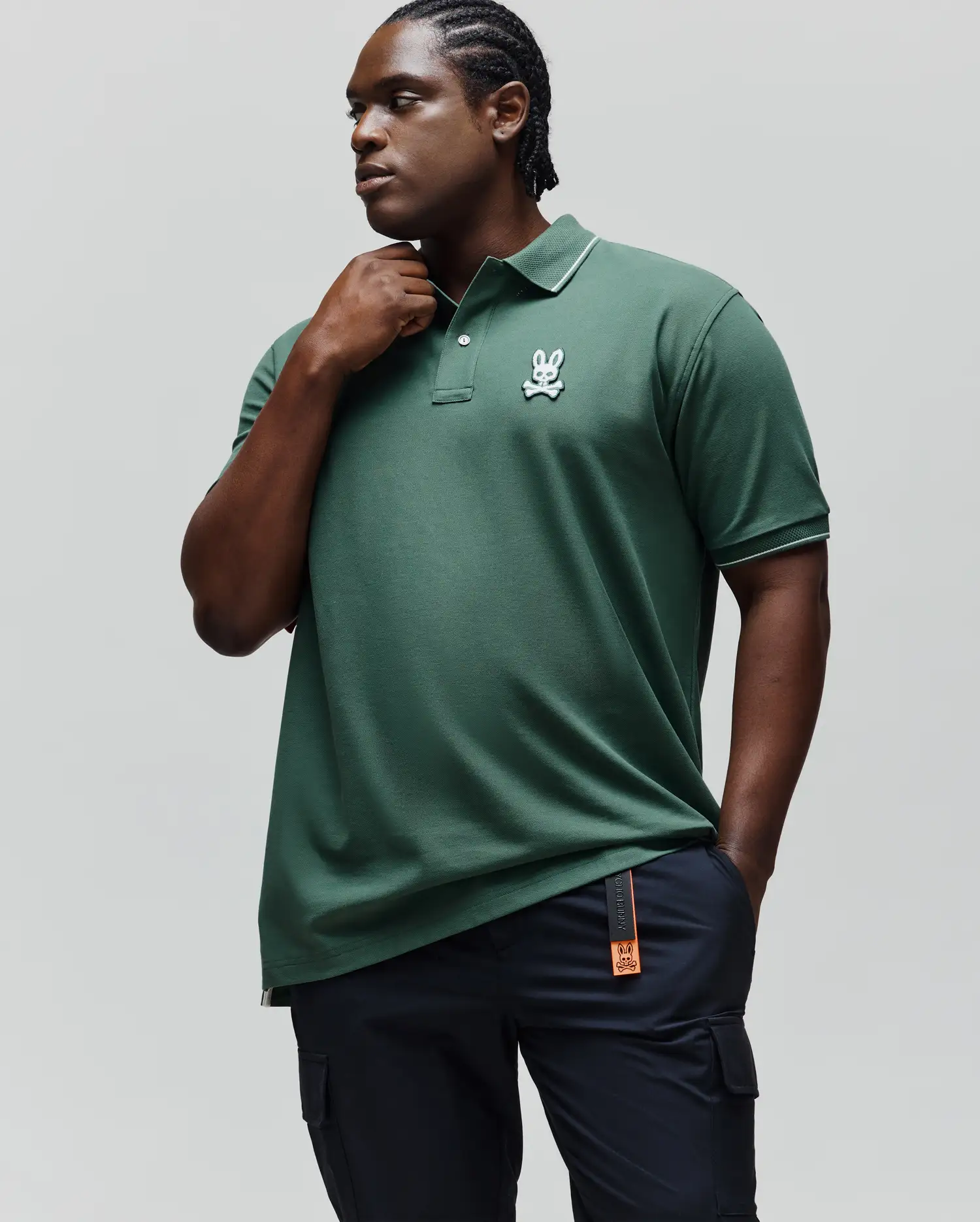 BIG AND TALL TATE BUNNY PIQUE POLO - BT0100015 - Image 3