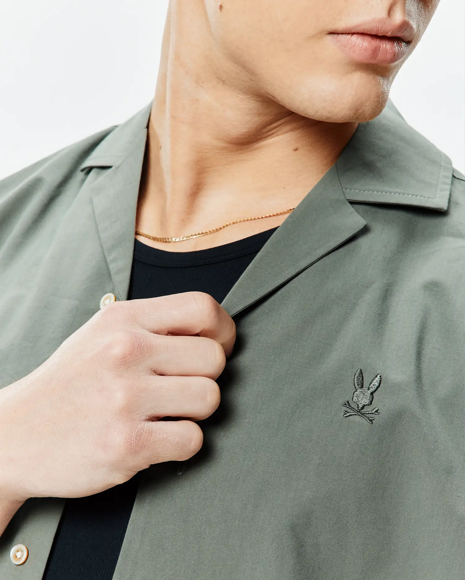 MENS BRENNAN CROCHET SHIRT - MT0300138 - Image 3