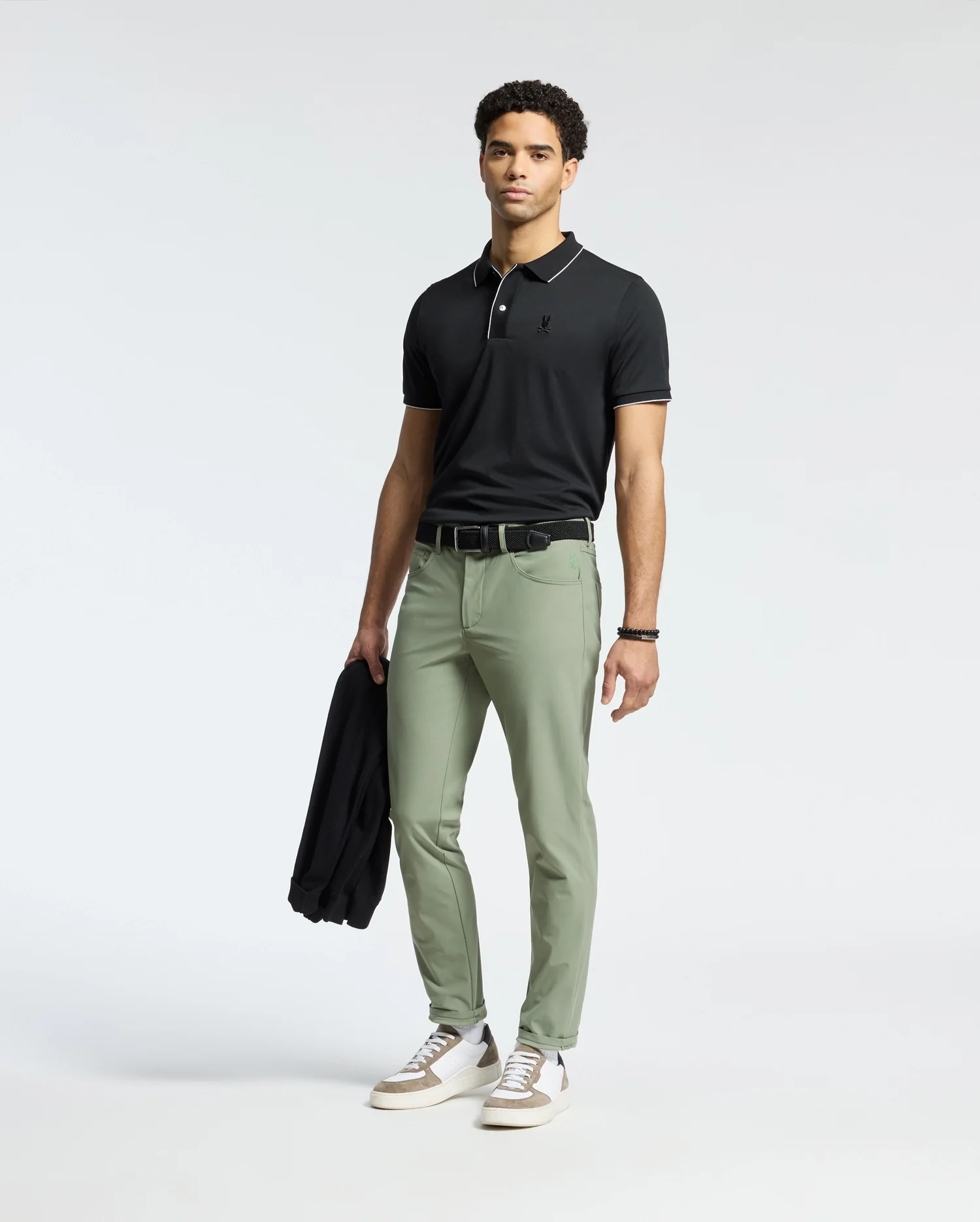 MENS BRYCE PERFORMANCE PIQUE POLO SHIRT - B6K486F200 - Image 7