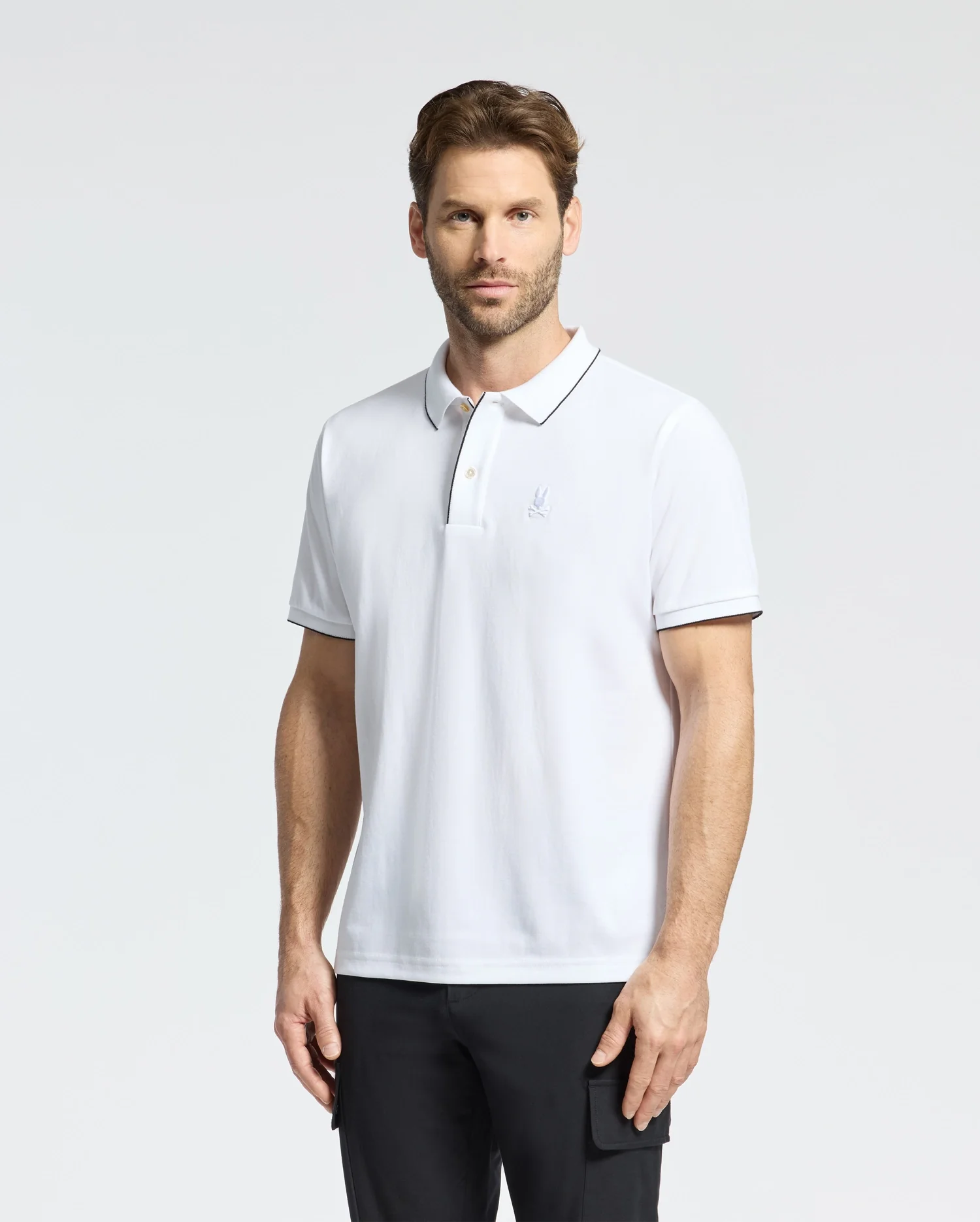MENS BRYCE PERFORMANCE PIQUE POLO SHIRT - B6K486F200 - Image 5