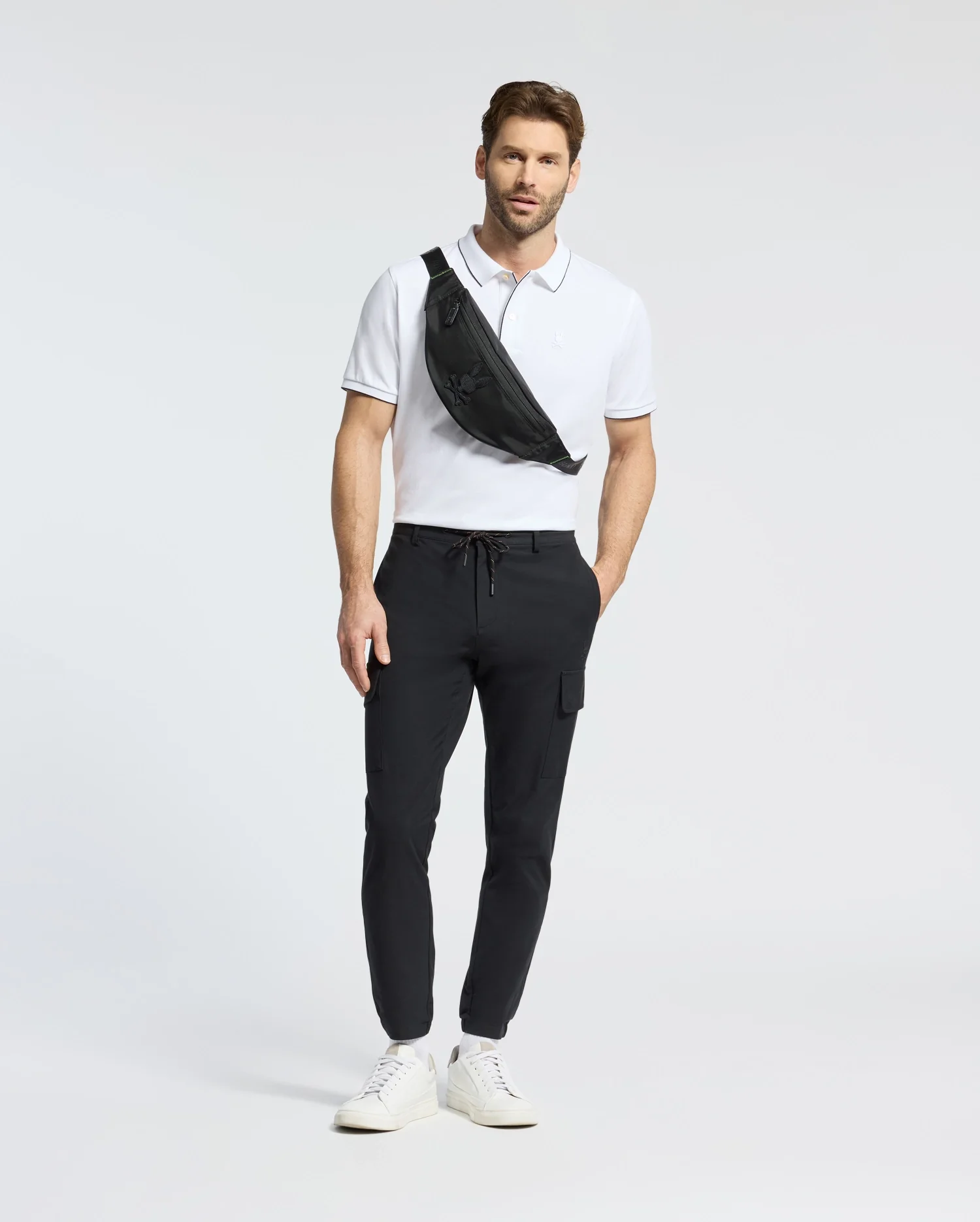 MENS BRYCE PERFORMANCE PIQUE POLO SHIRT - B6K486F200 - Image 6