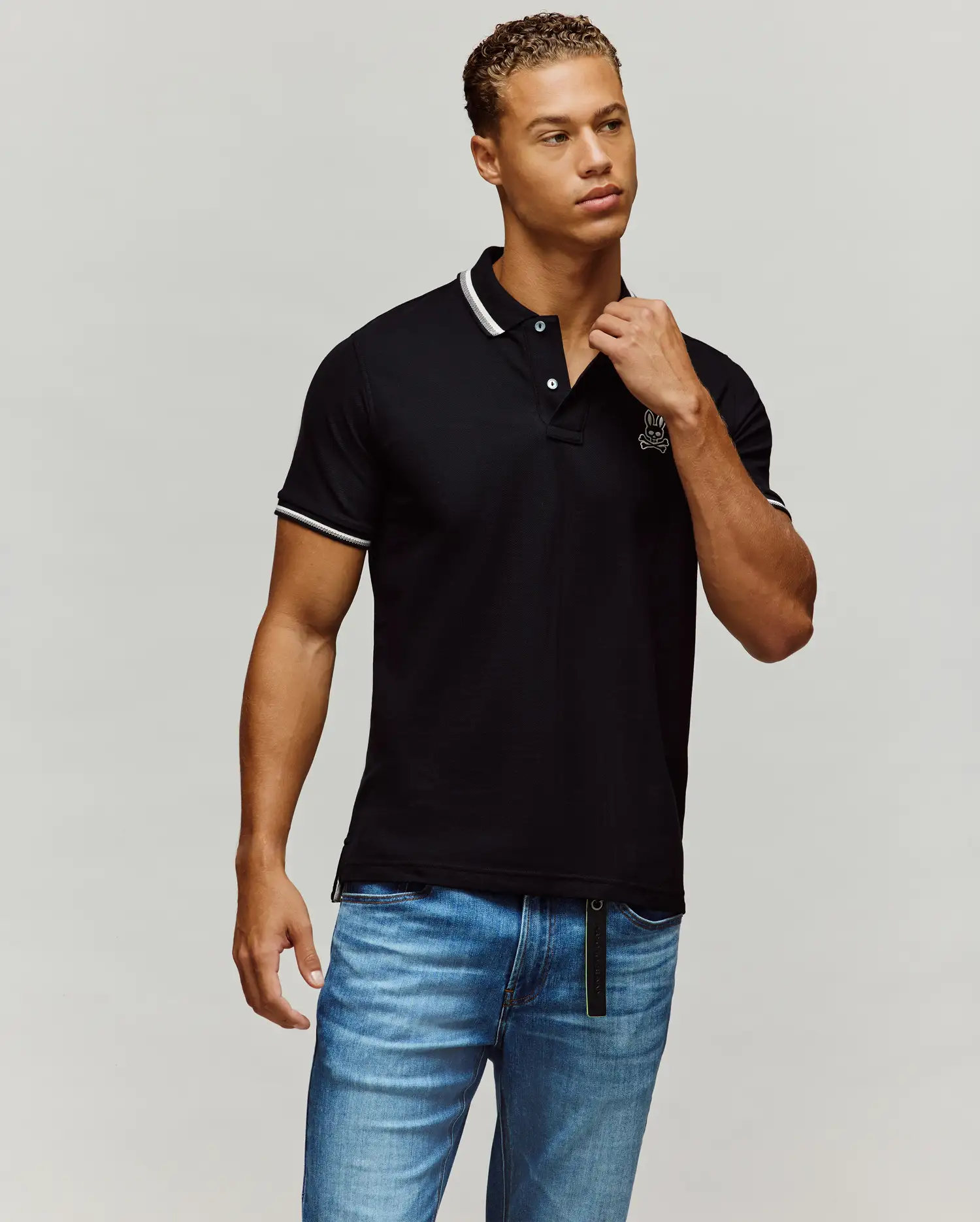 MENS BRYN PIQUE POLO - MT0100110 - Image 3