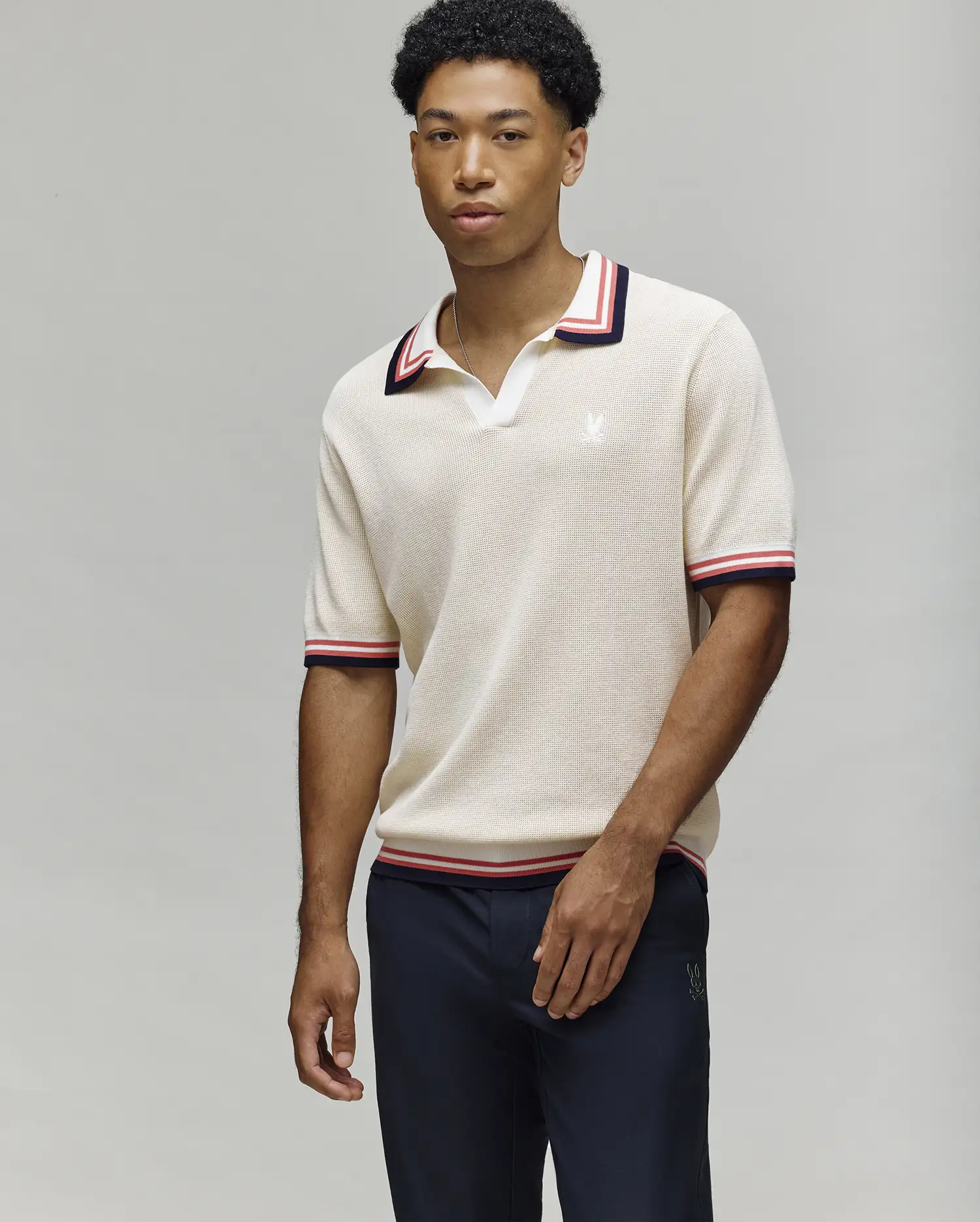 MENS CARTER SWEATER POLO - MT0400093