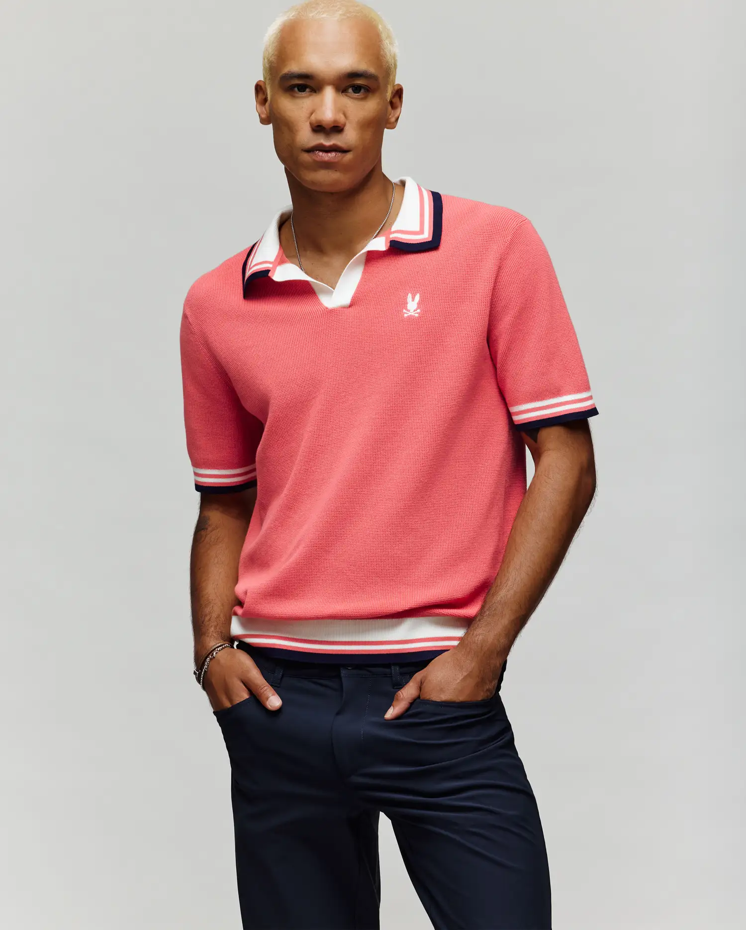 MENS CARTER SWEATER POLO - MT0400093