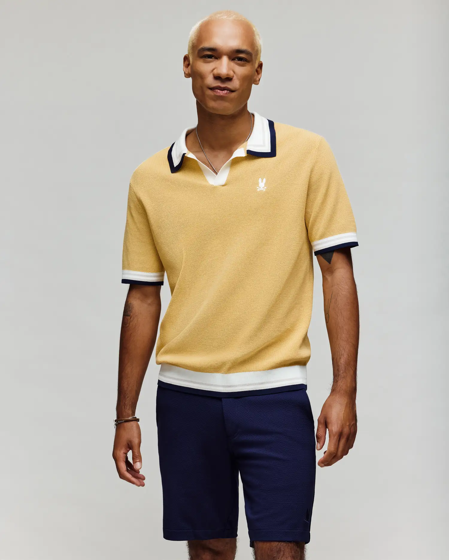 MENS CARTER SWEATER POLO - MT0400093