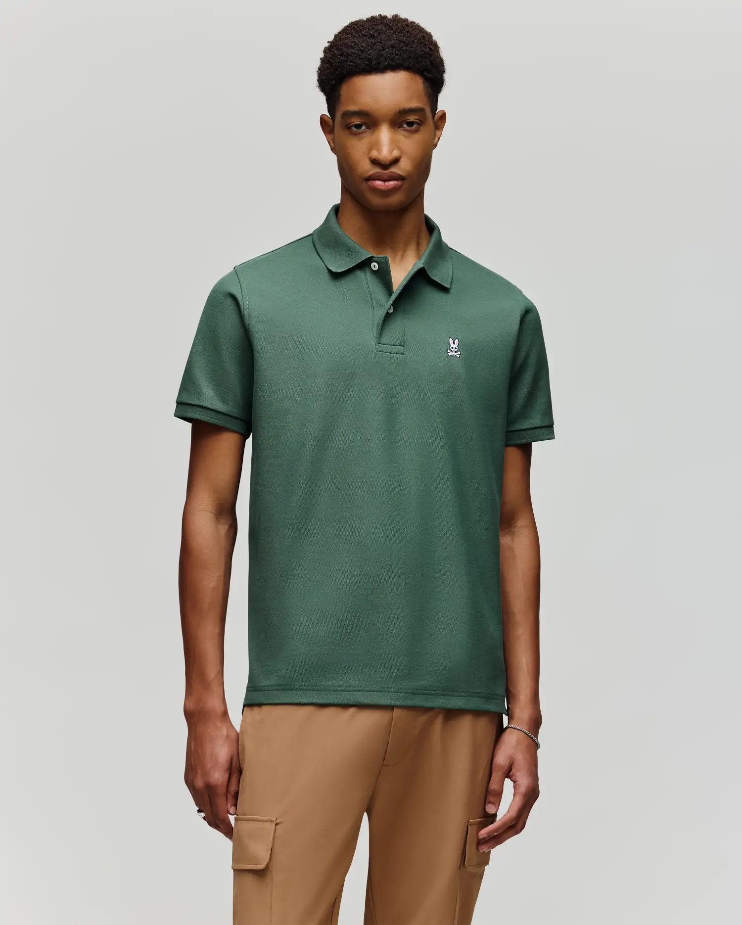 MENS CLASSIC PIQUE POLO SHIRT - B6K001F200 - Image 3