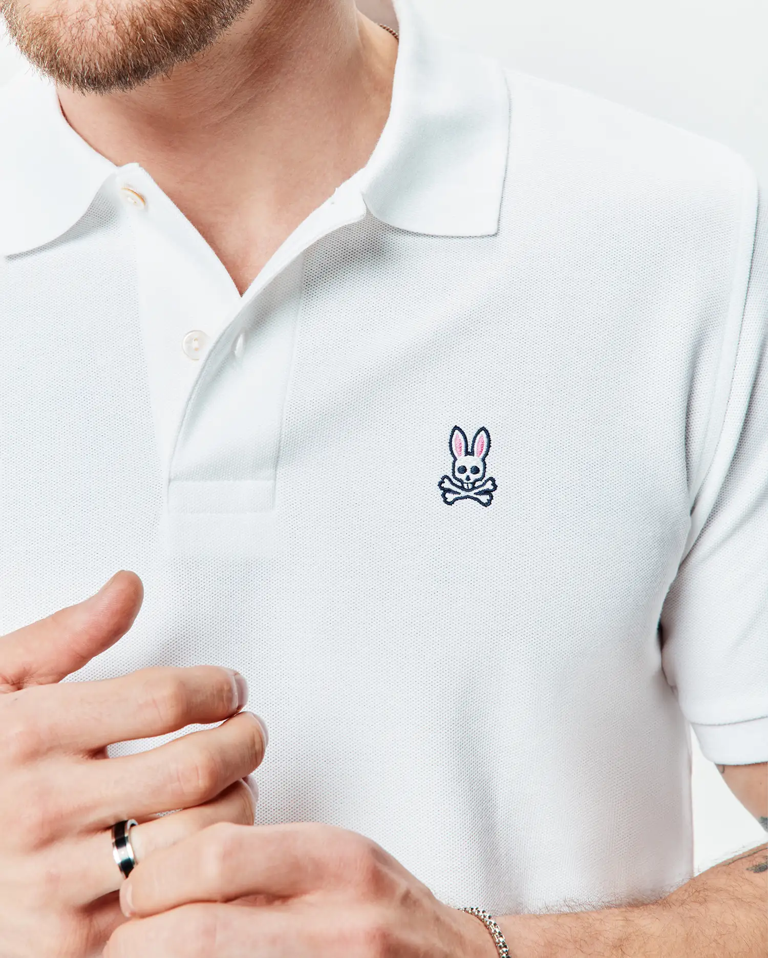MENS CLASSIC PIQUE POLO SHIRT - B6K001ARPC - Image 3