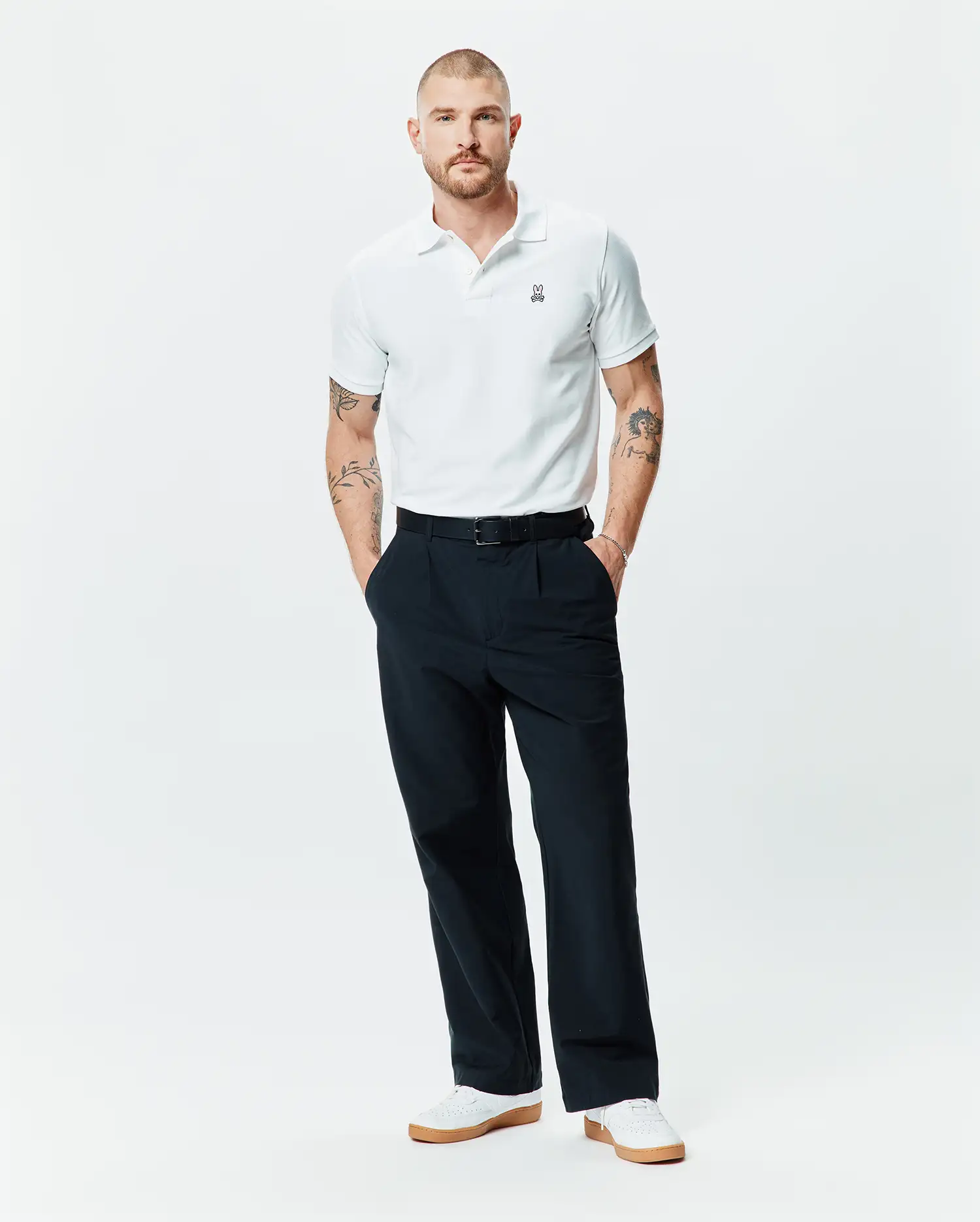 MENS CLASSIC PIQUE POLO SHIRT - B6K001ARPC - Image 5