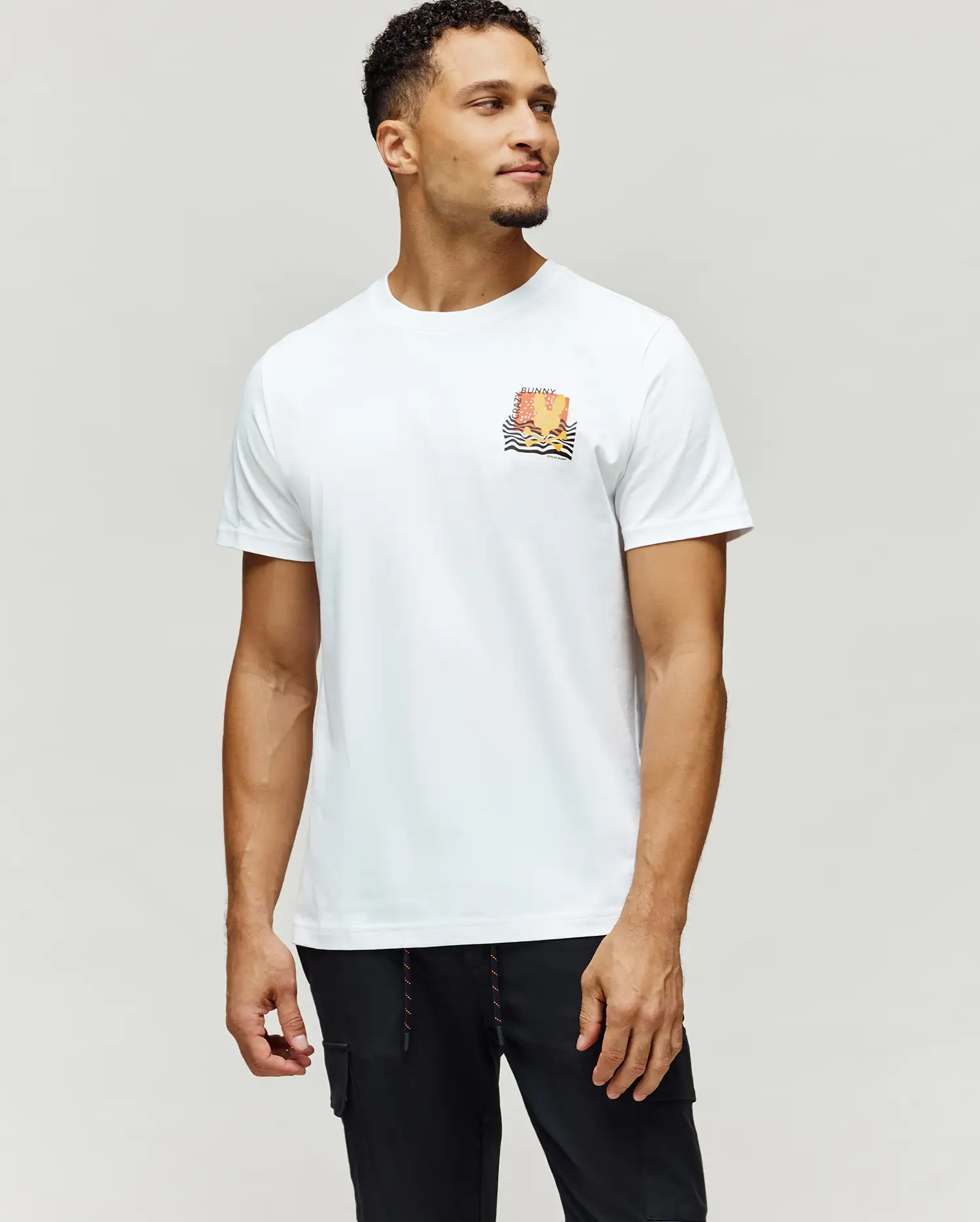 MENS CRAZY BUNNY GRAPHIC TEE - MT0200329 - Image 2