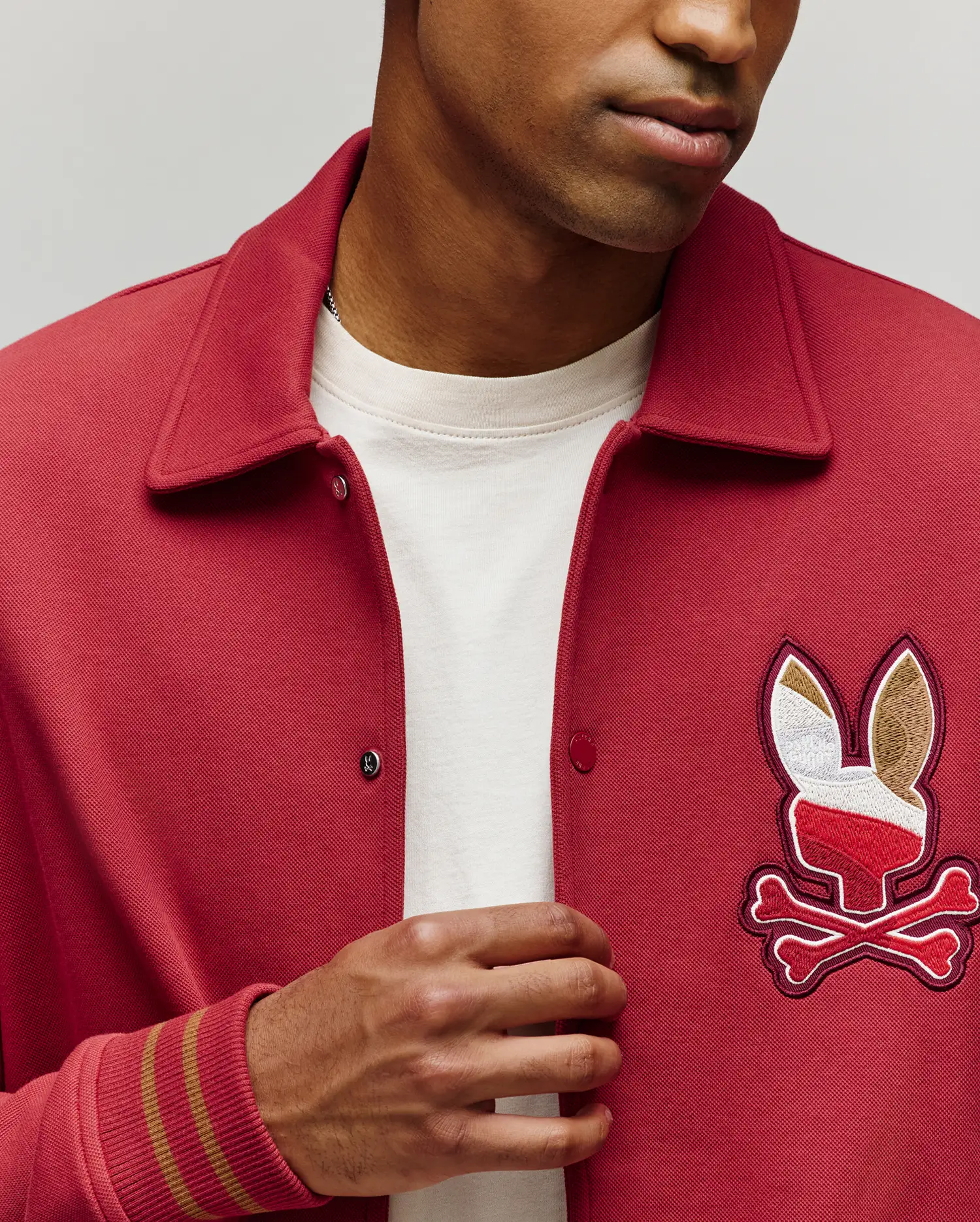 MENS DANTE PIQUE COACH JACKET - MO1100007 - Image 2