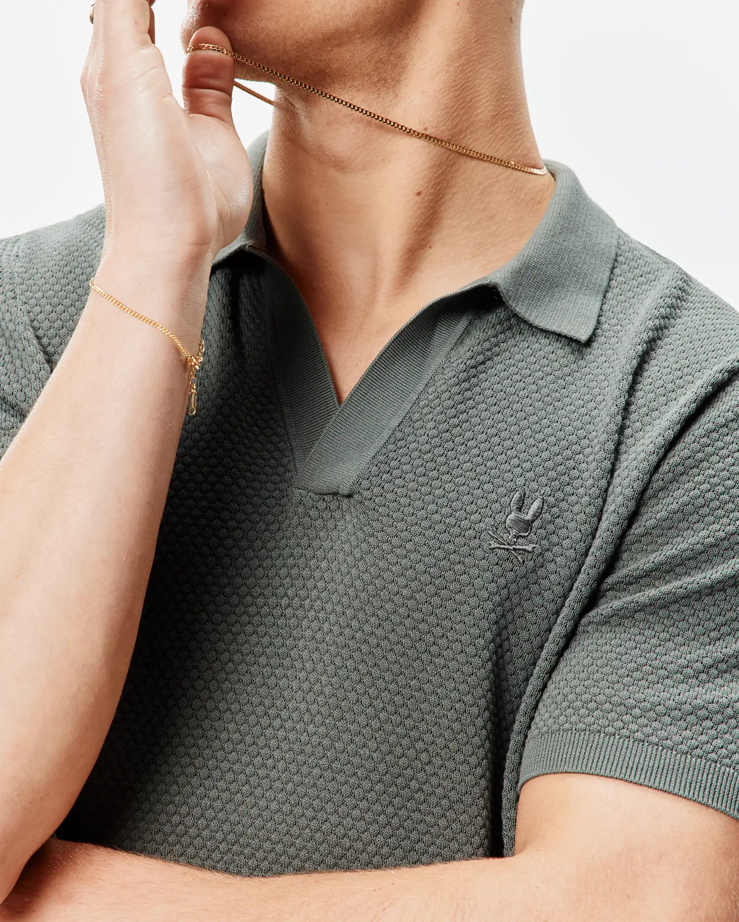MENS DEVON KNIT POLO - MT0100169 - Image 2