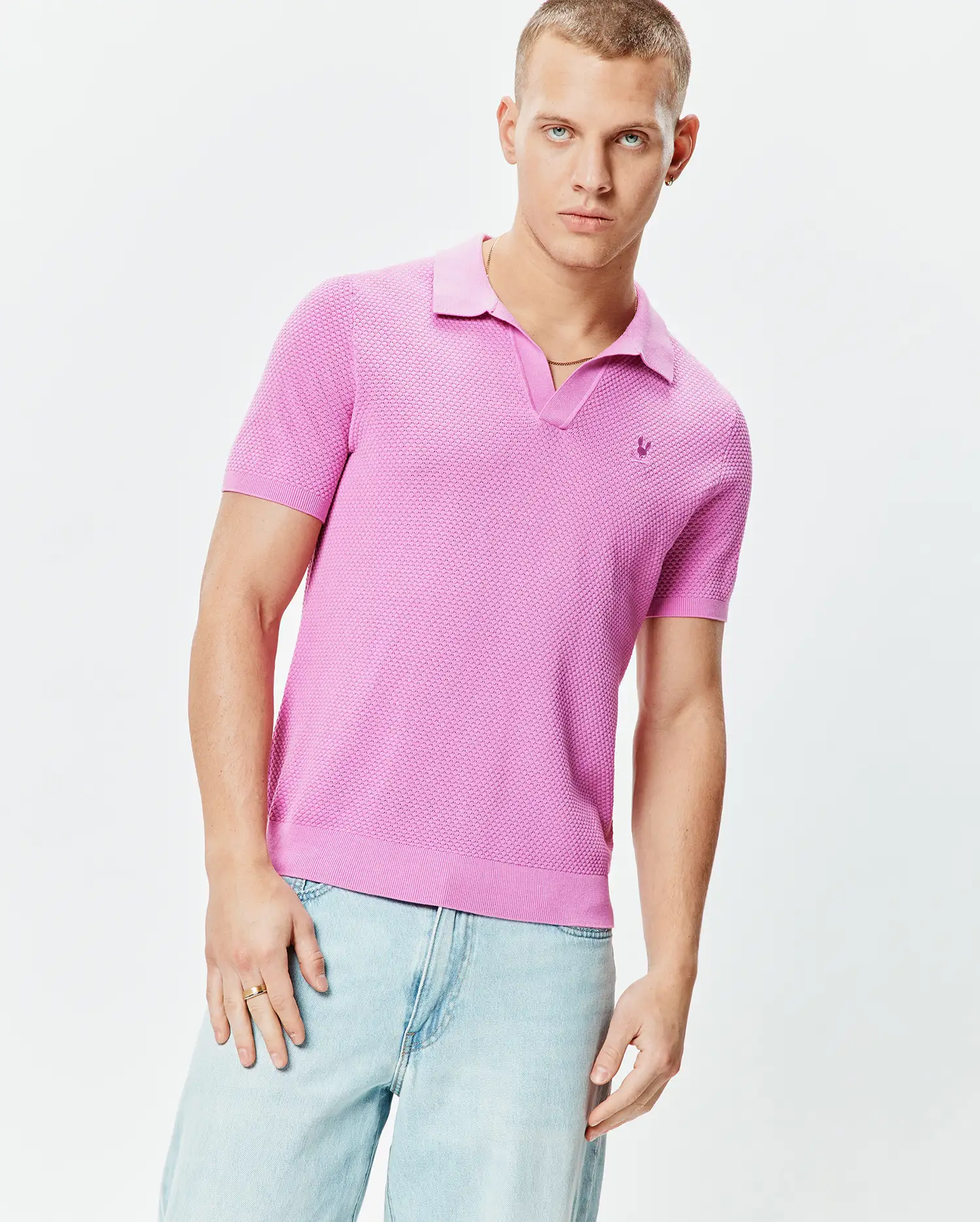 MENS DEVON KNIT POLO - MT0100169 - Image 4