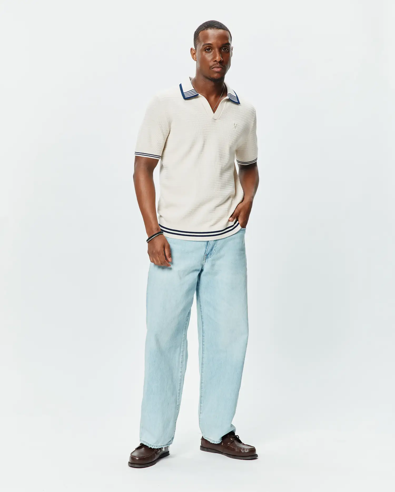 MENS ELOWEN KNIT POLO - MT0100266 - Image 3