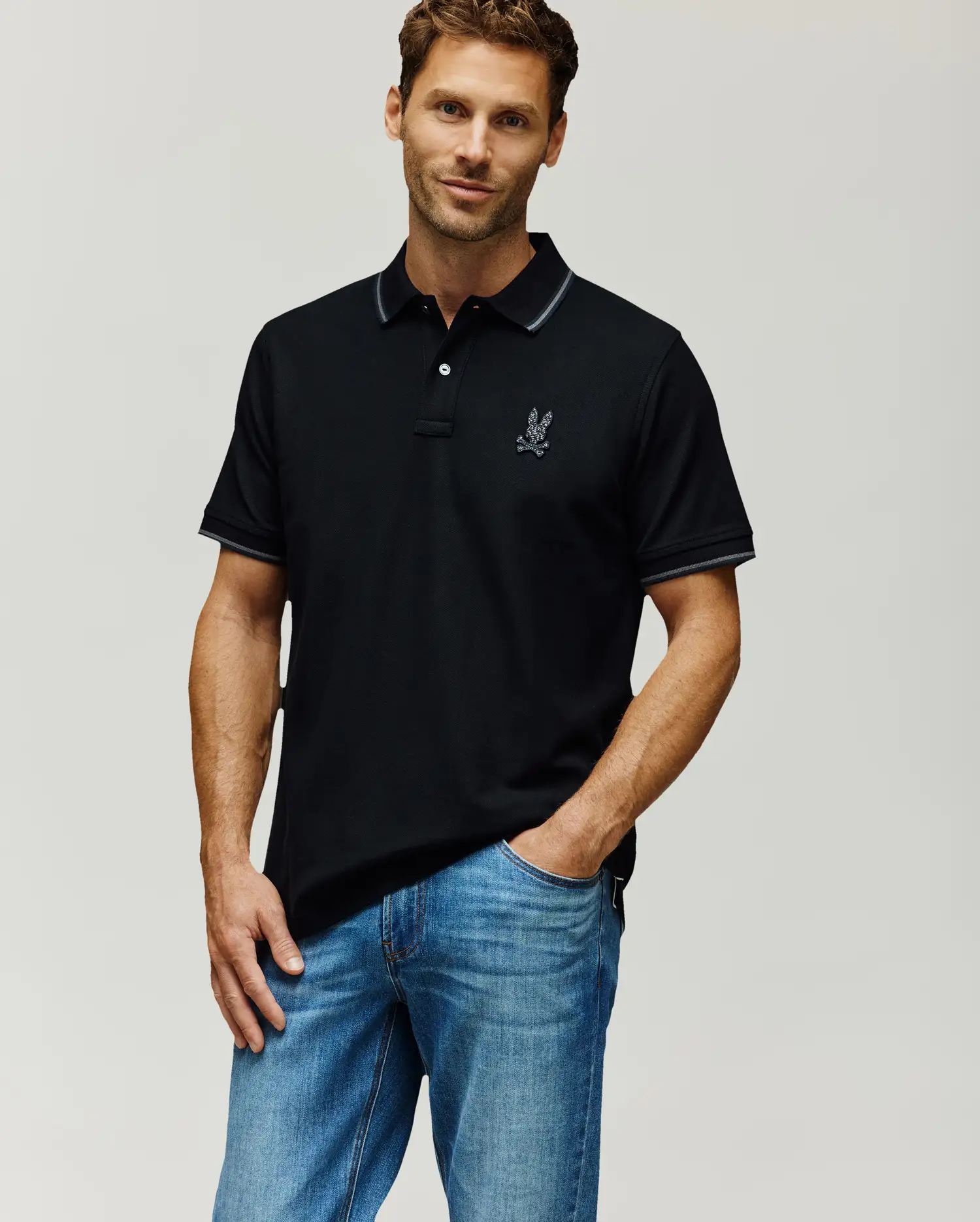 MENS GABIN PIQUE POLO - MT0100065 - Image 3