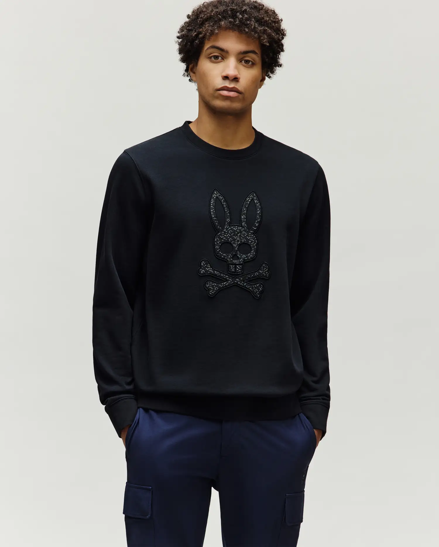 MENS GABIN TEXTURED CREW - MT0500088