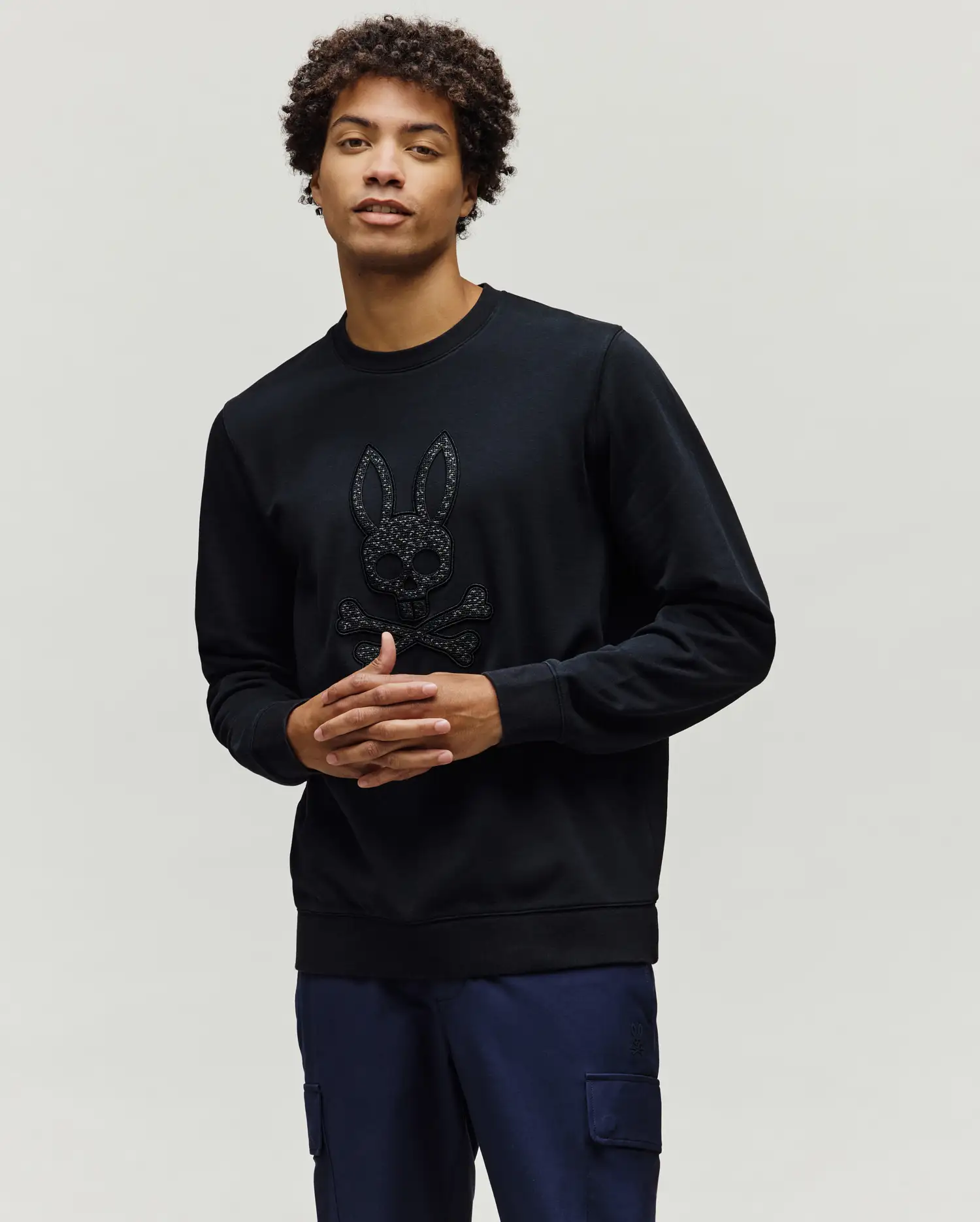 MENS GABIN TEXTURED CREW - MT0500088 - Image 3